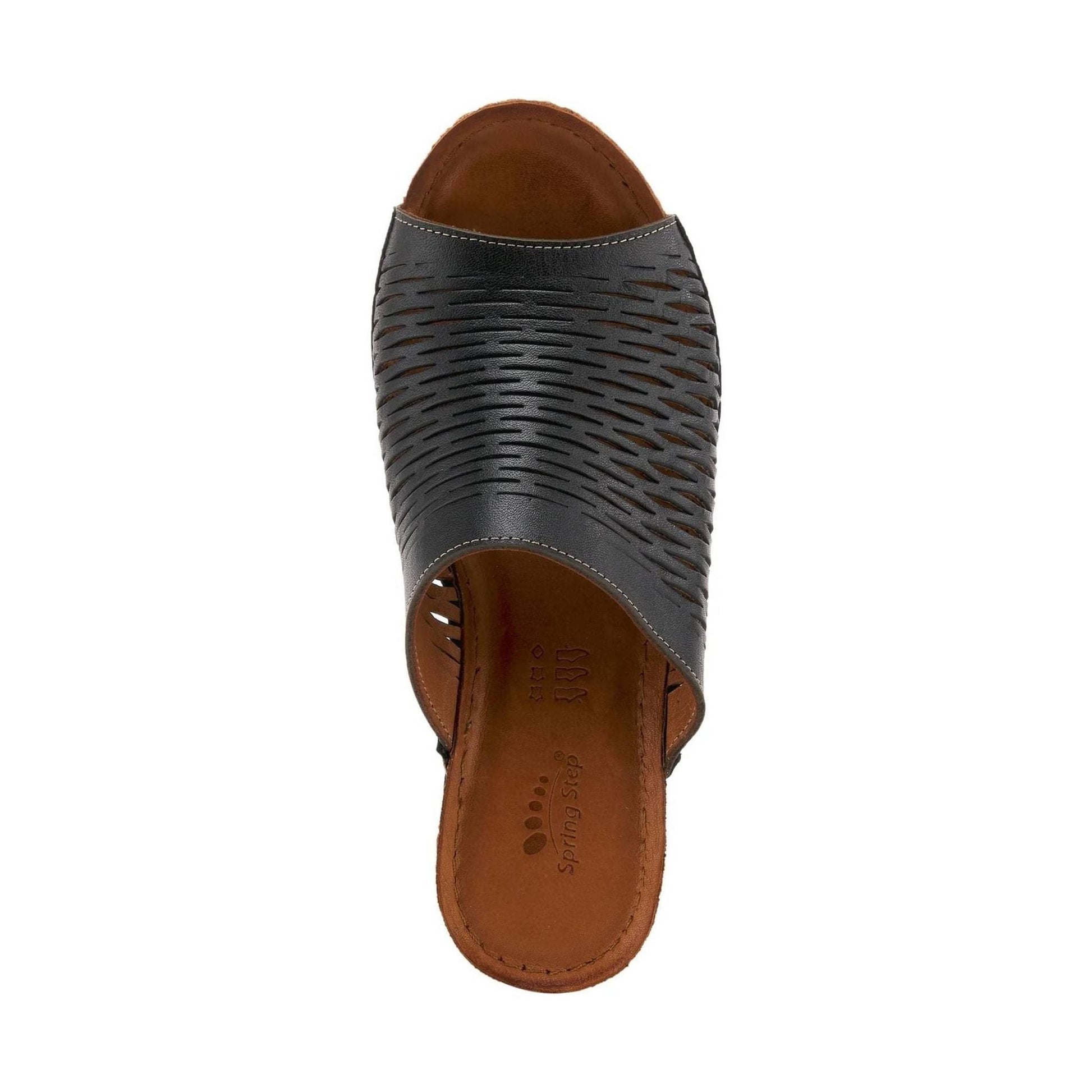 Spring Step Women's Cunacena Sandal - Black by Lenny's Shoe & Apparel