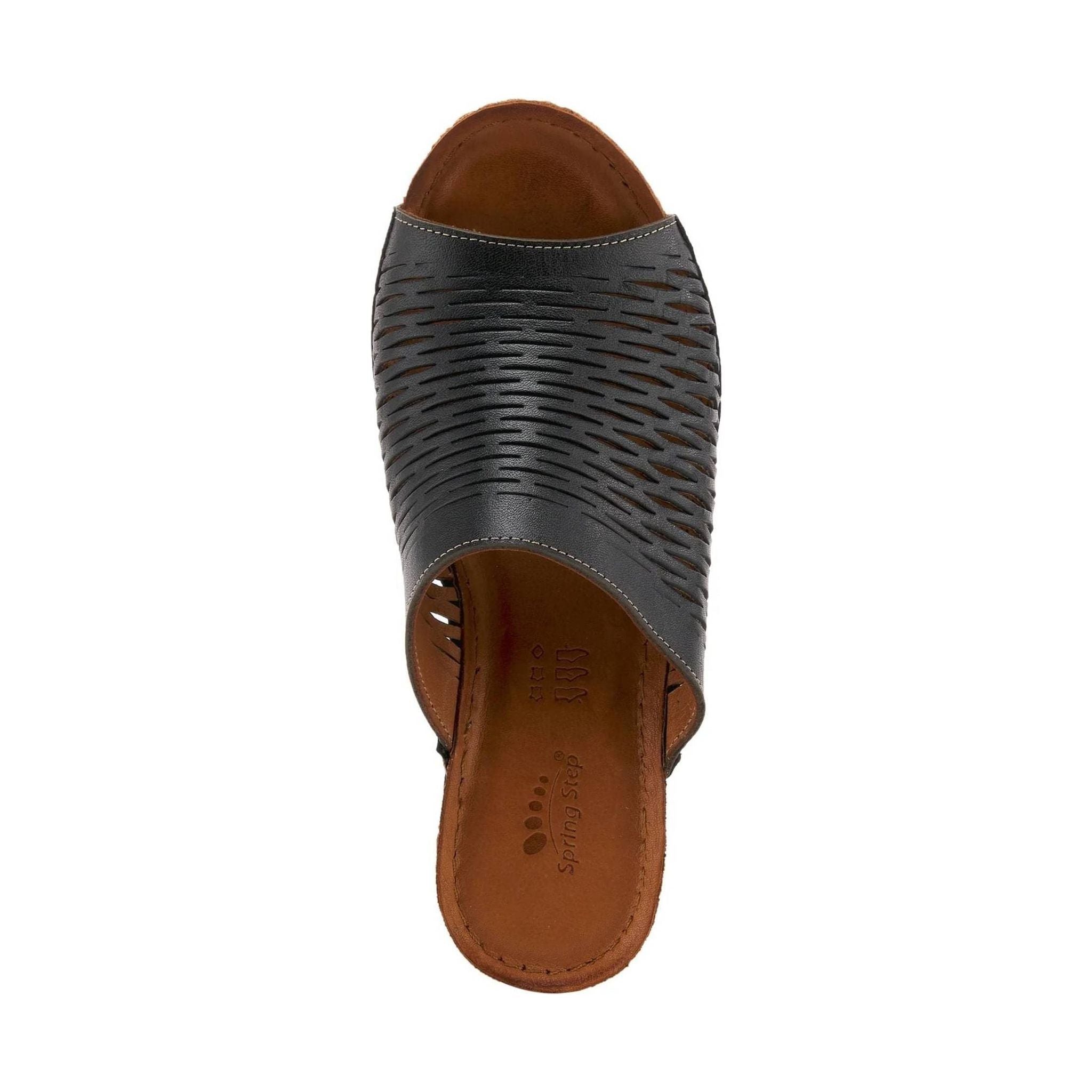 Spring Step Women's Cunacena Sandal - Black by Lenny's Shoe & Apparel