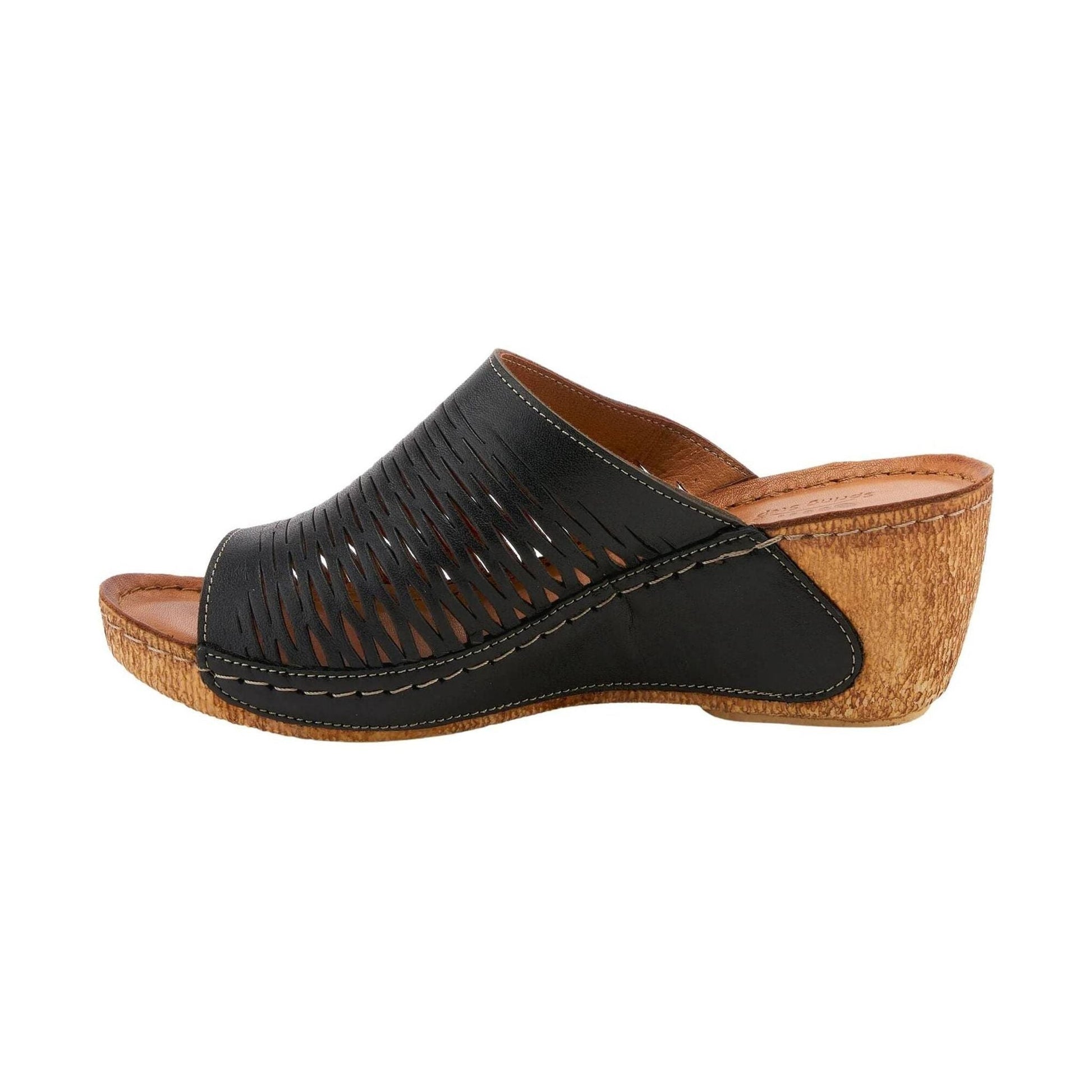 Spring Step Women's Cunacena Sandal - Black by Lenny's Shoe & Apparel
