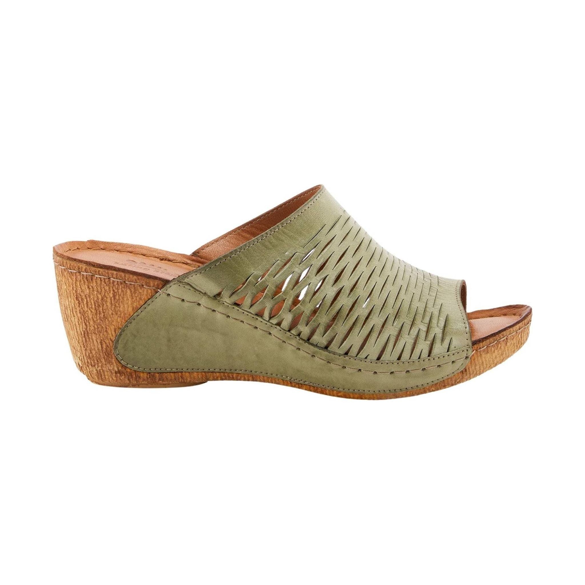 Spring Step Women's Cunacena Sandal - Olive Green by Lenny's Shoe & Apparel