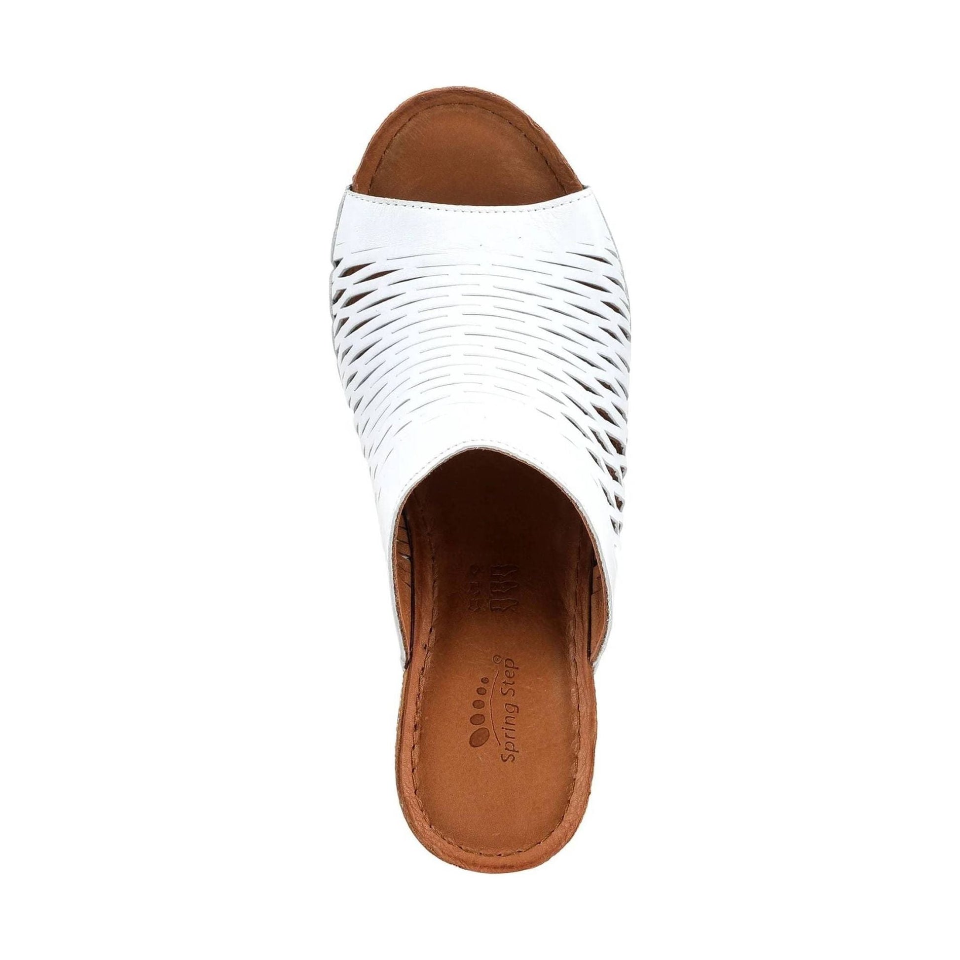 Spring Step Women's Cunacena Sandal - White by Lenny's Shoe & Apparel