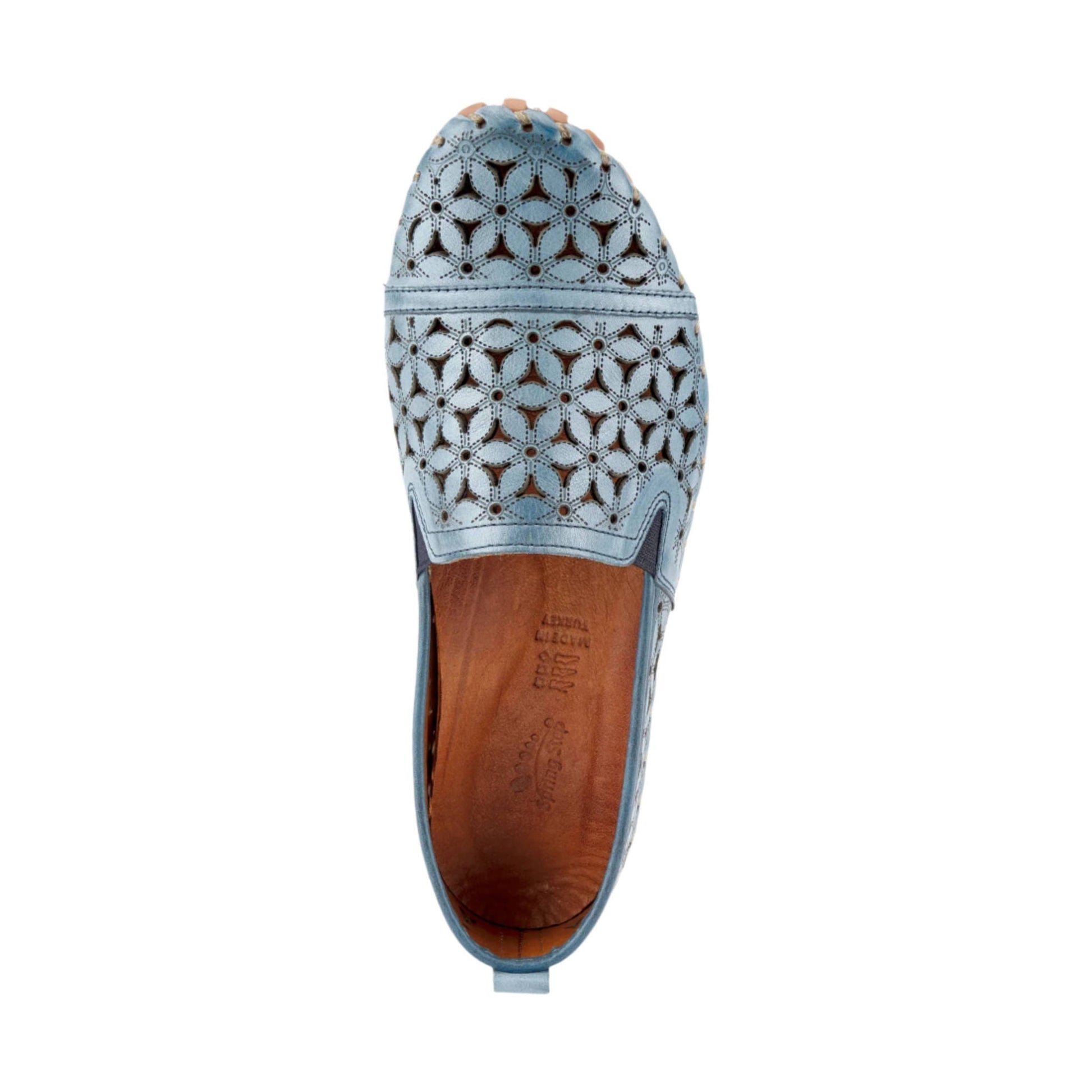 Spring Step Women's Flowerflow Shoe - Blue by Lenny's Shoe & Apparel