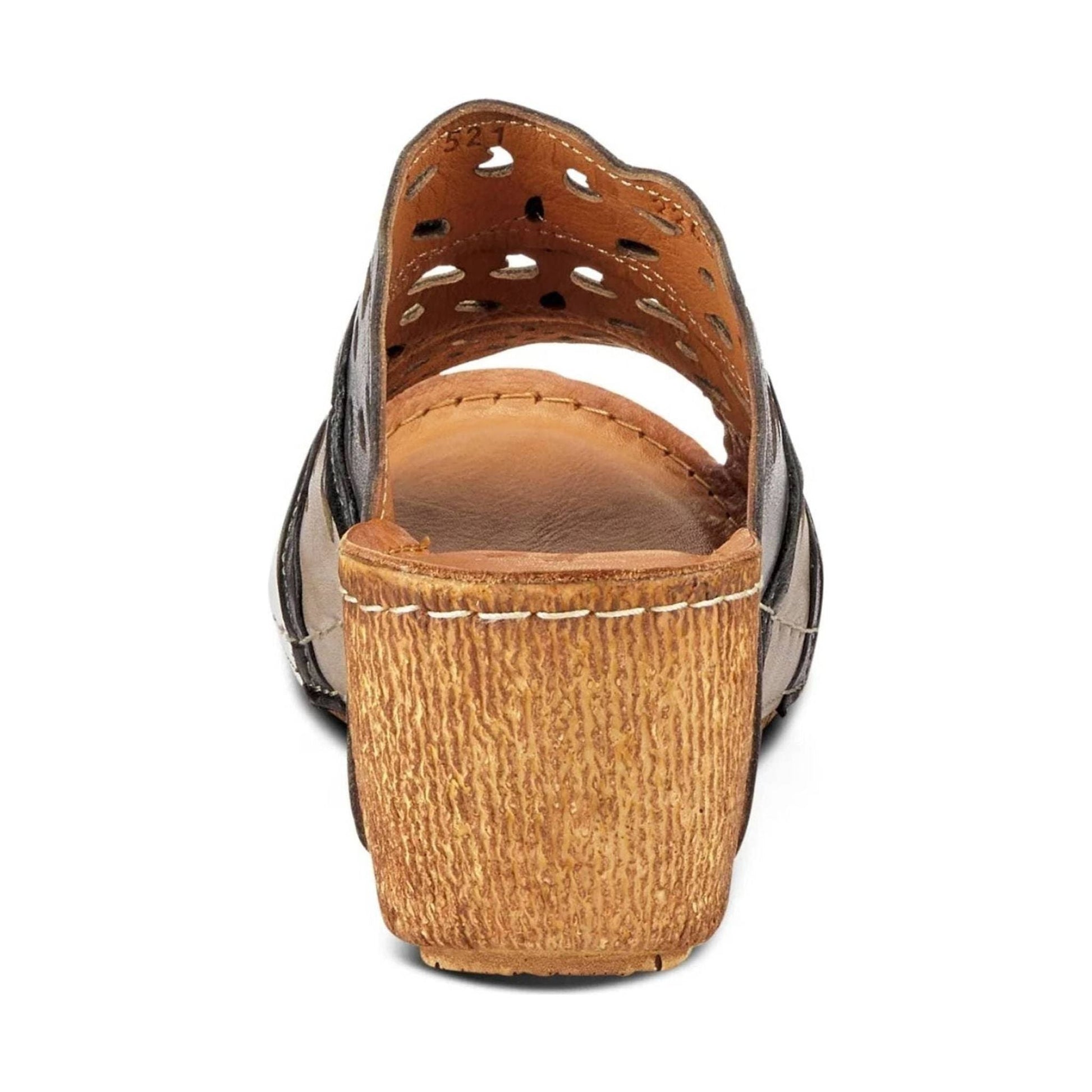 Spring Step Women's Footy Sandals - Grey Multi by Lenny's Shoe & Apparel