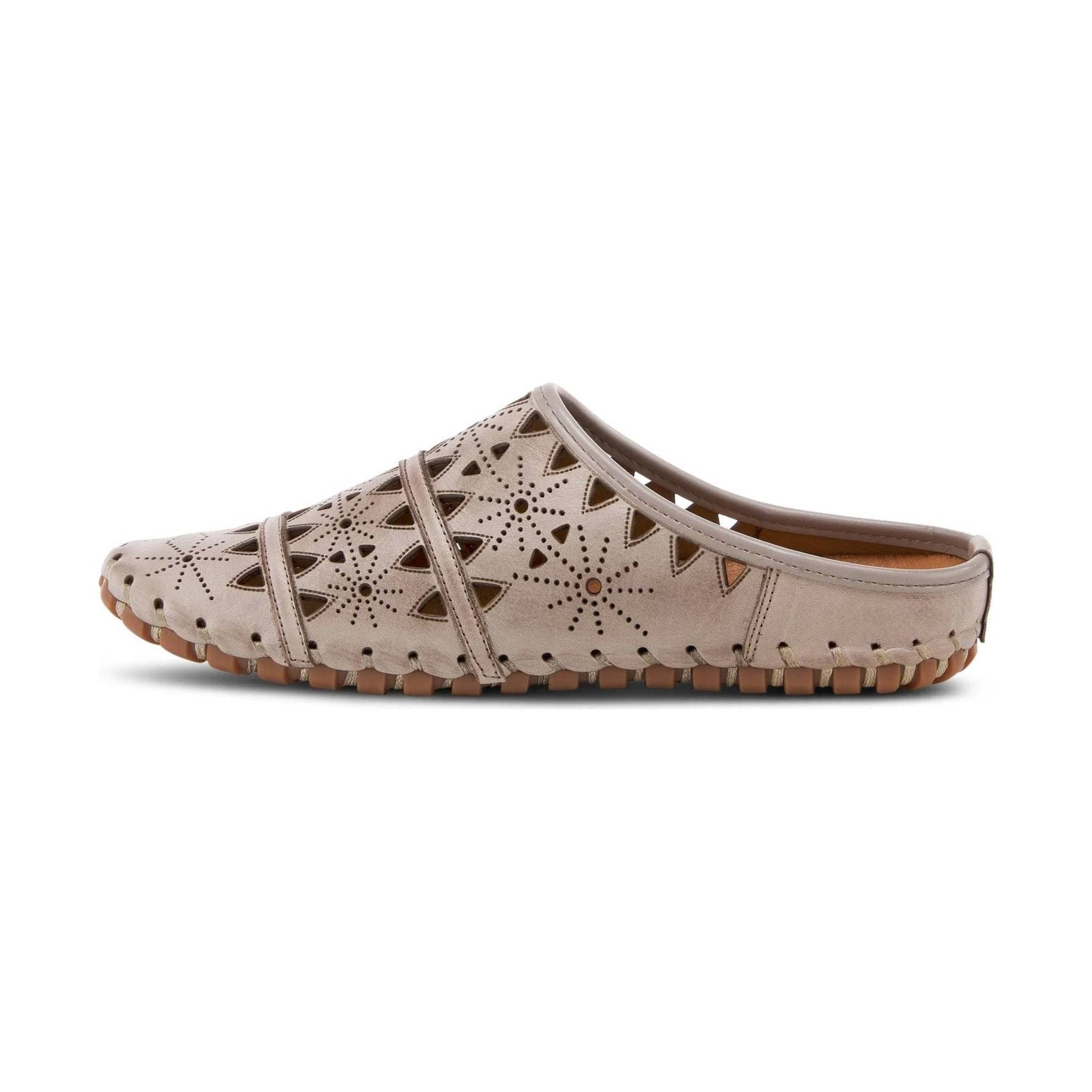 Spring Step Women's Fusalide Slip On Clog Shoes - Grey by Lenny's Shoe & Apparel