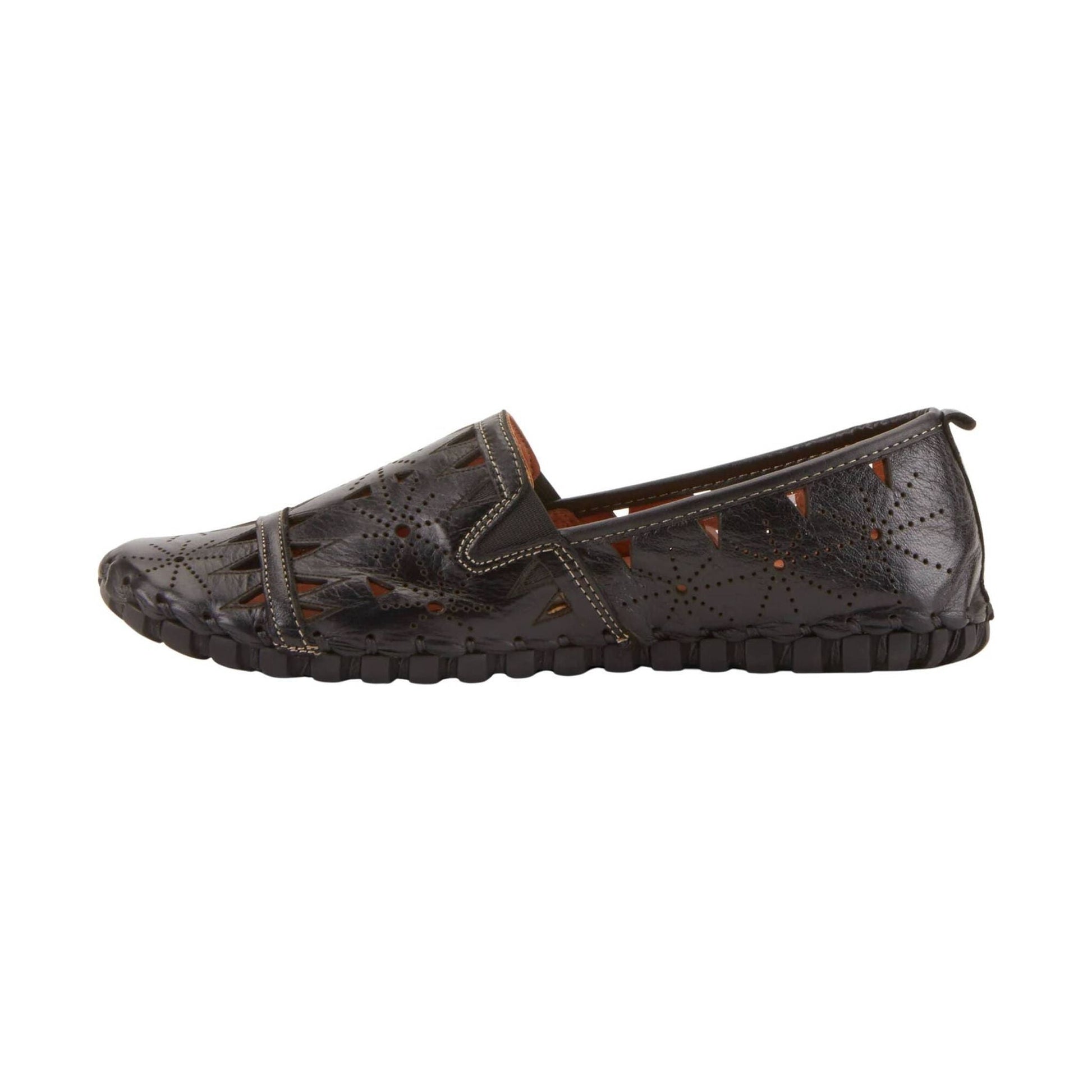 Spring Step Women's Fusaro Loafer Shoes - Black by Lenny's Shoe & Apparel