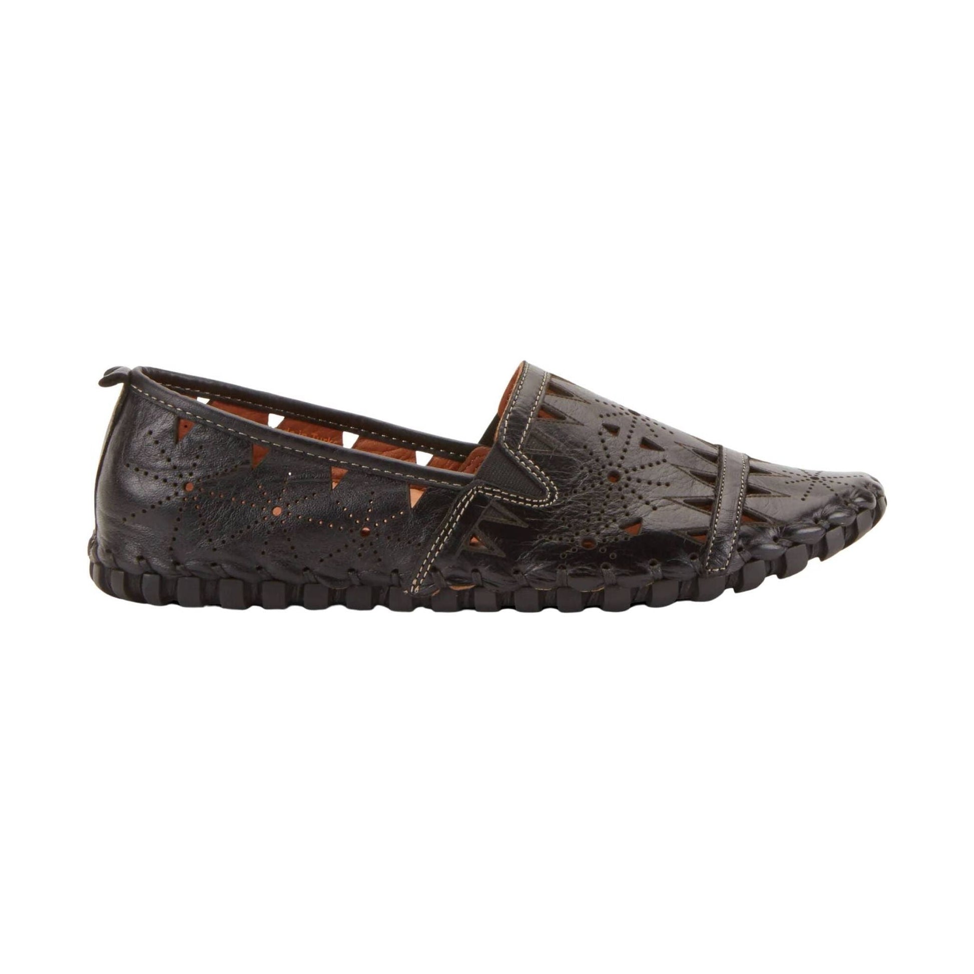 Spring Step Women's Fusaro Loafer Shoes - Black by Lenny's Shoe & Apparel