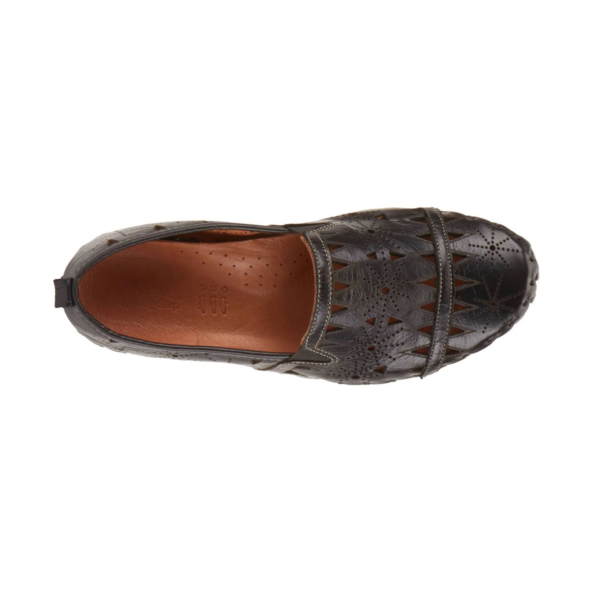 Spring Step Women's Fusaro Loafer Shoes - Black by Lenny's Shoe & Apparel