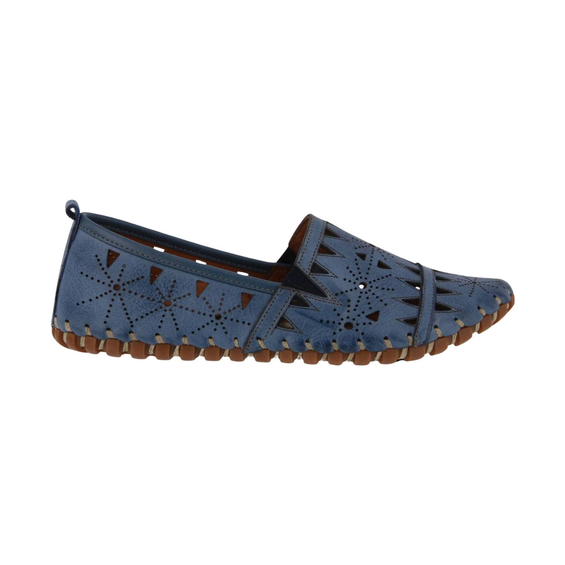 Spring Step Women's Fusaro Loafer Shoes - Blue by Lenny's Shoe & Apparel