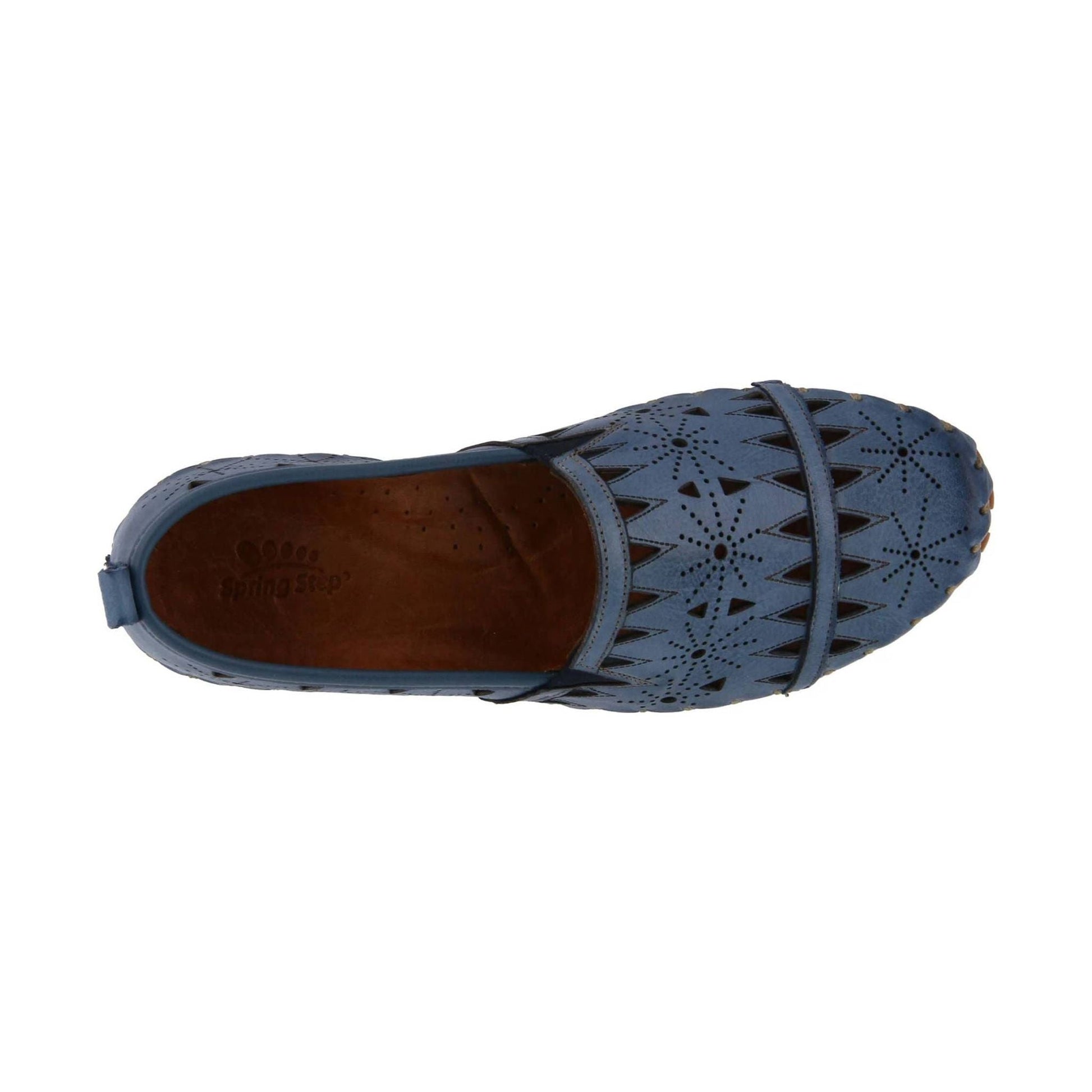 Spring Step Women's Fusaro Loafer Shoes - Blue by Lenny's Shoe & Apparel