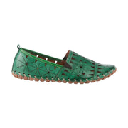 Spring Step Women's Fusaro Loafer Shoes - Green by Lenny's Shoe & Apparel