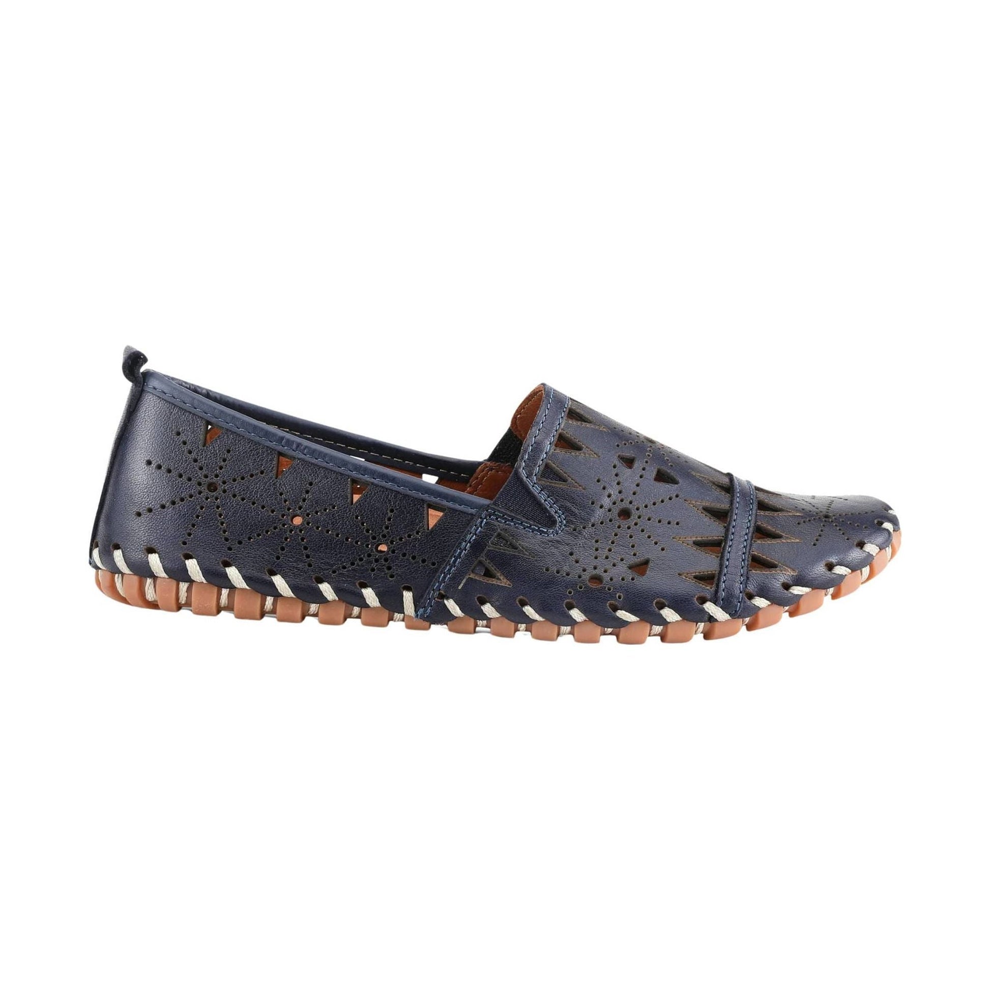 Spring Step Women's Fusaro Loafer Shoes - Navy by Lenny's Shoe & Apparel
