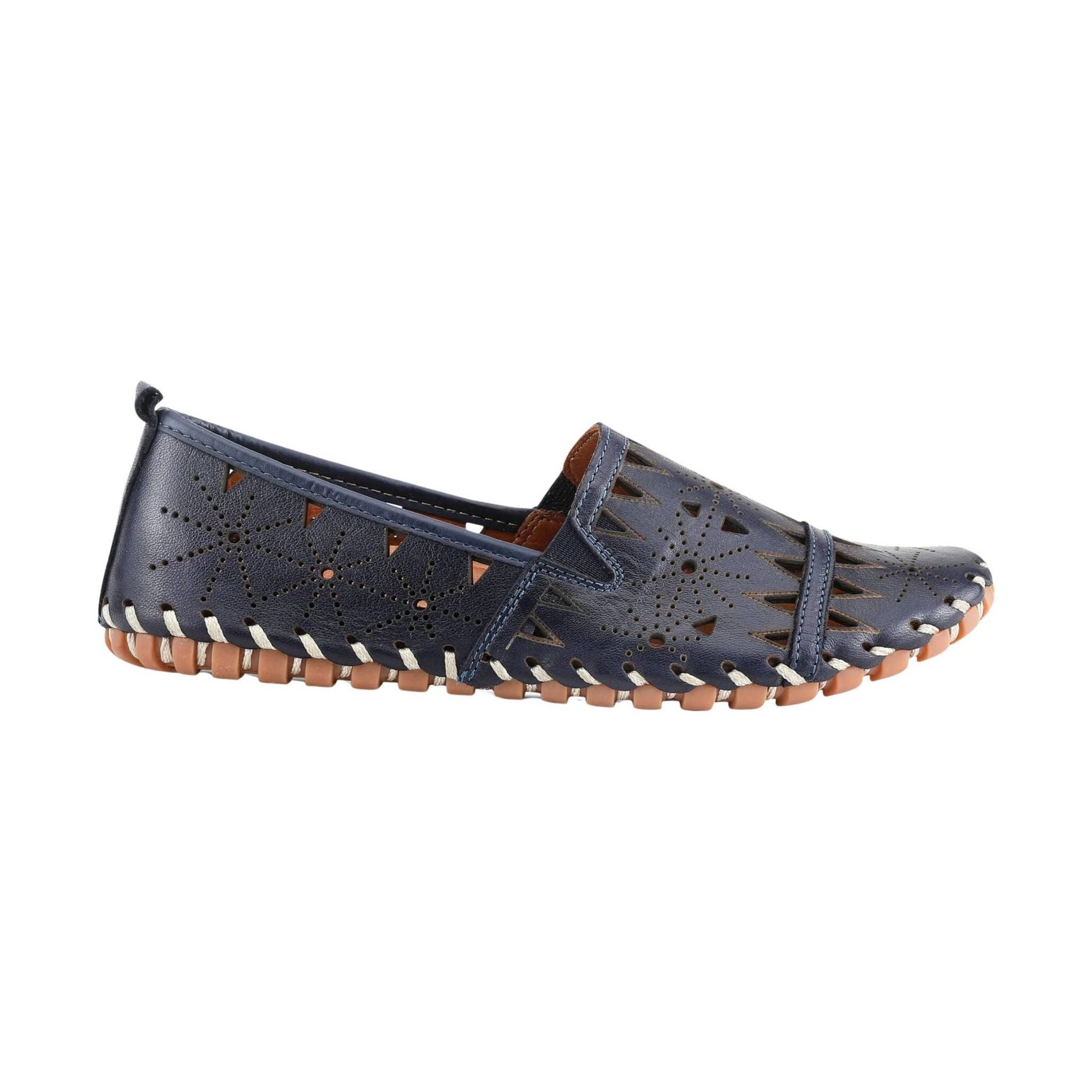 Spring Step Women's Fusaro Loafer Shoes - Navy by Lenny's Shoe & Apparel