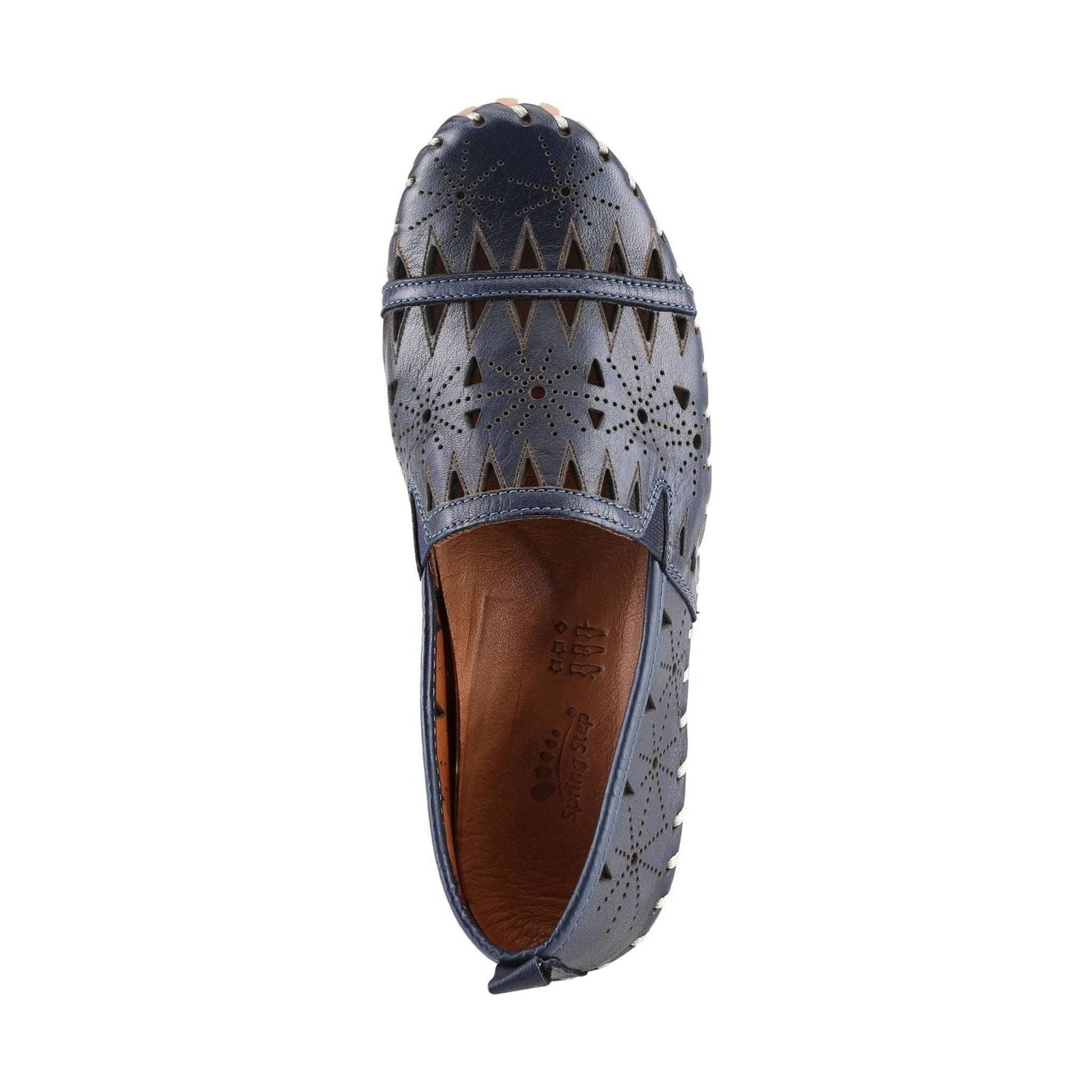 Spring Step Women's Fusaro Loafer Shoes - Navy by Lenny's Shoe & Apparel