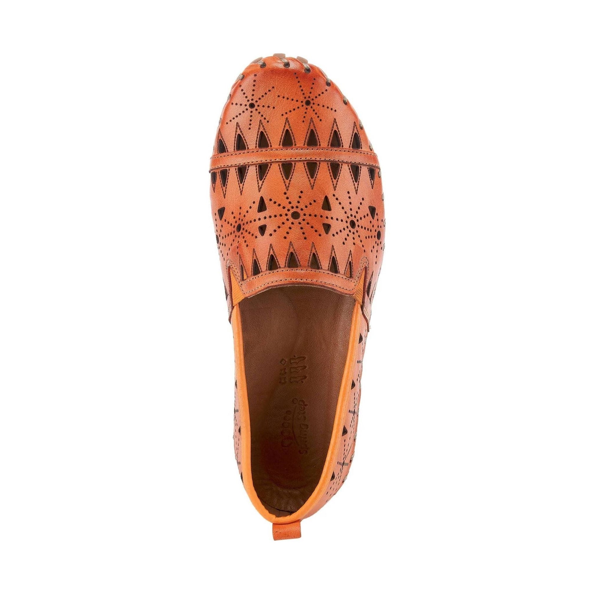 Spring Step Women's Fusaro Loafer Shoes - Orange by Lenny's Shoe & Apparel