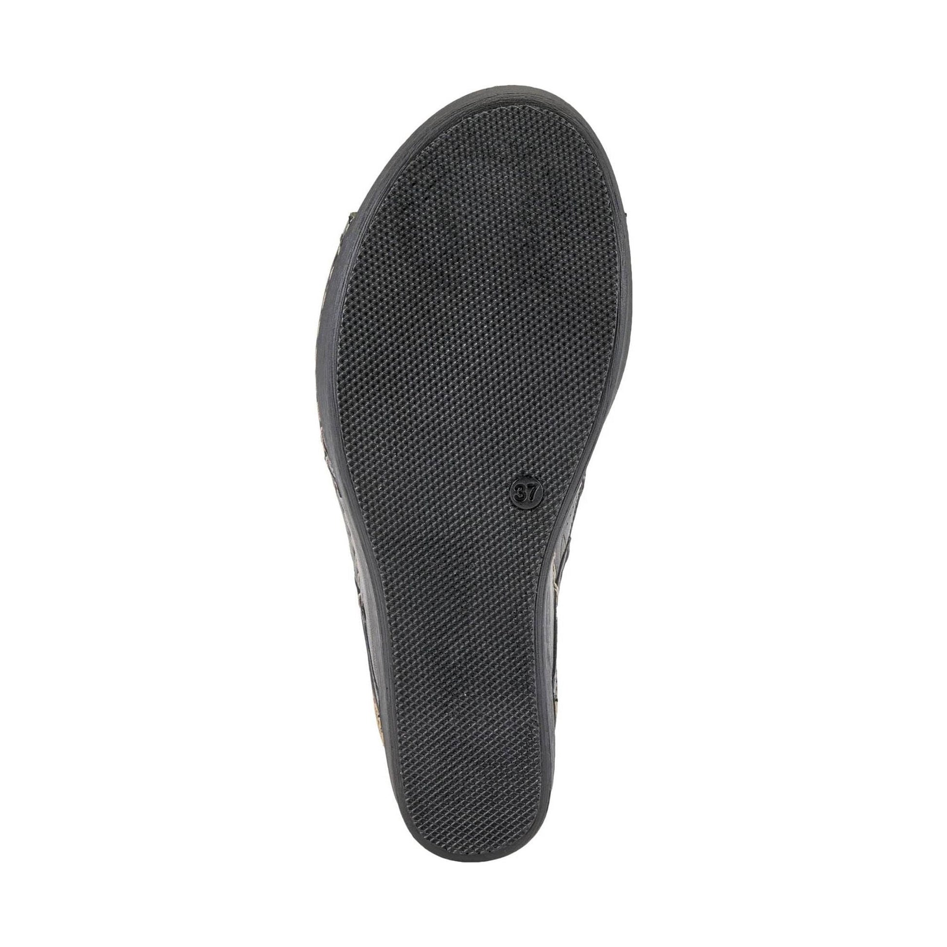 Spring Step Women's Fusawedge Sandals - Black by Lenny's Shoe & Apparel