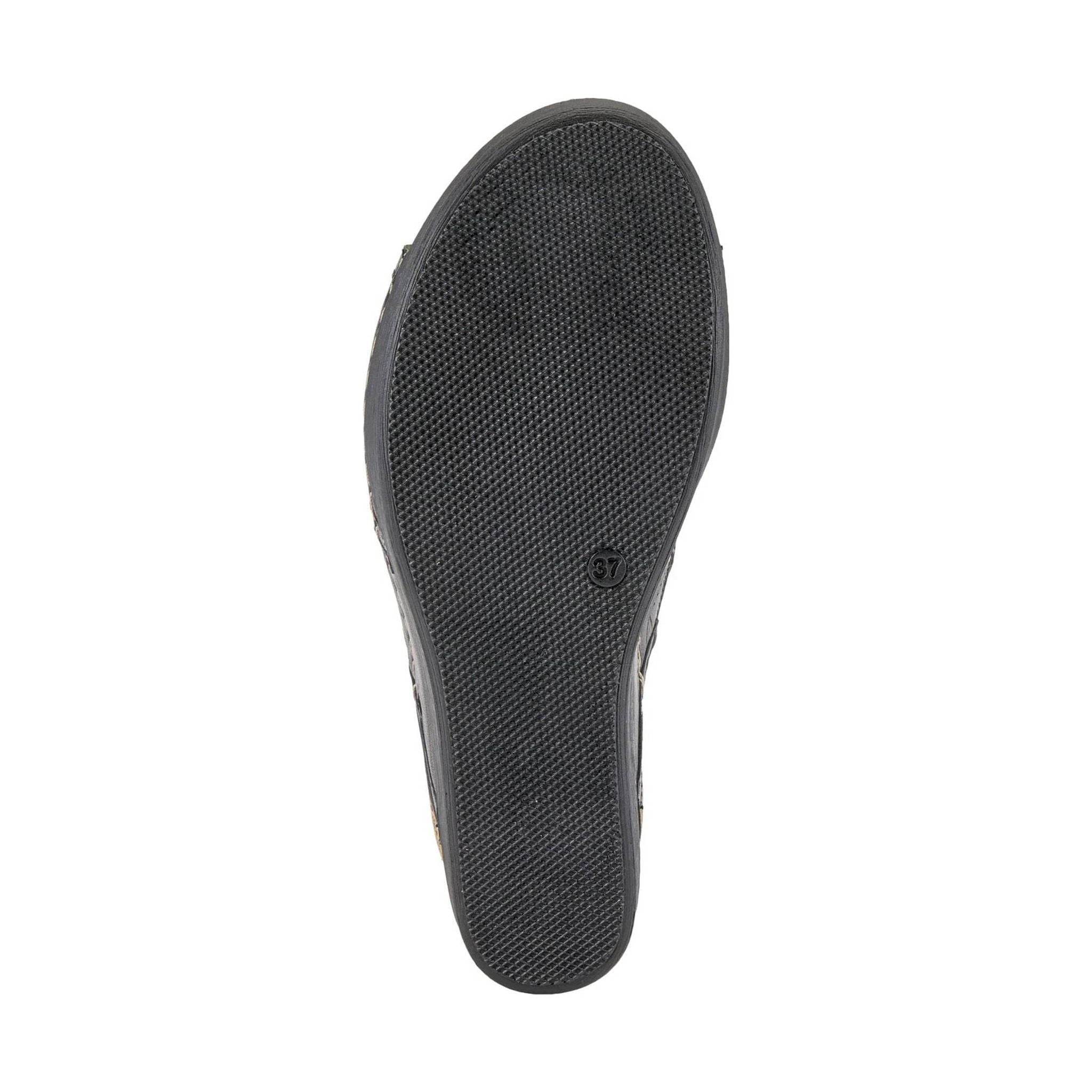 Spring Step Women's Fusawedge Sandals - Black by Lenny's Shoe & Apparel