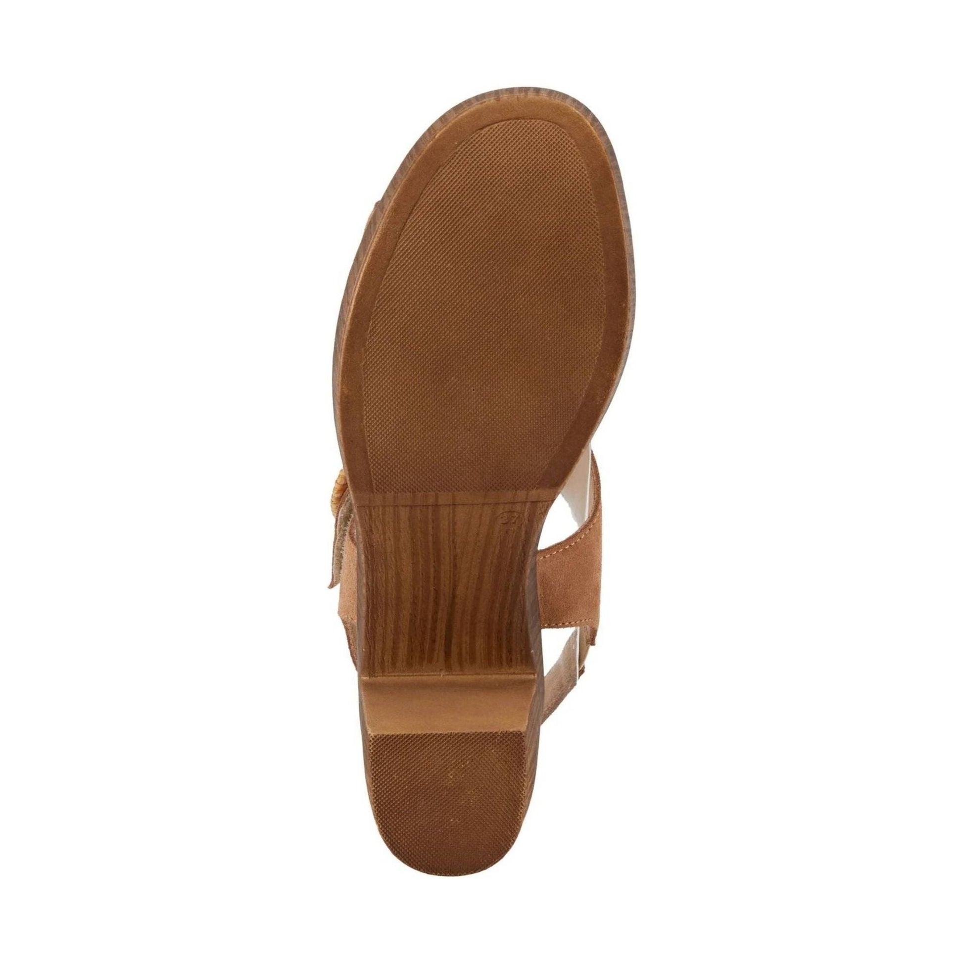 Spring Step Women's Gamona Sandals - Tan Suede by Lenny's Shoe & Apparel
