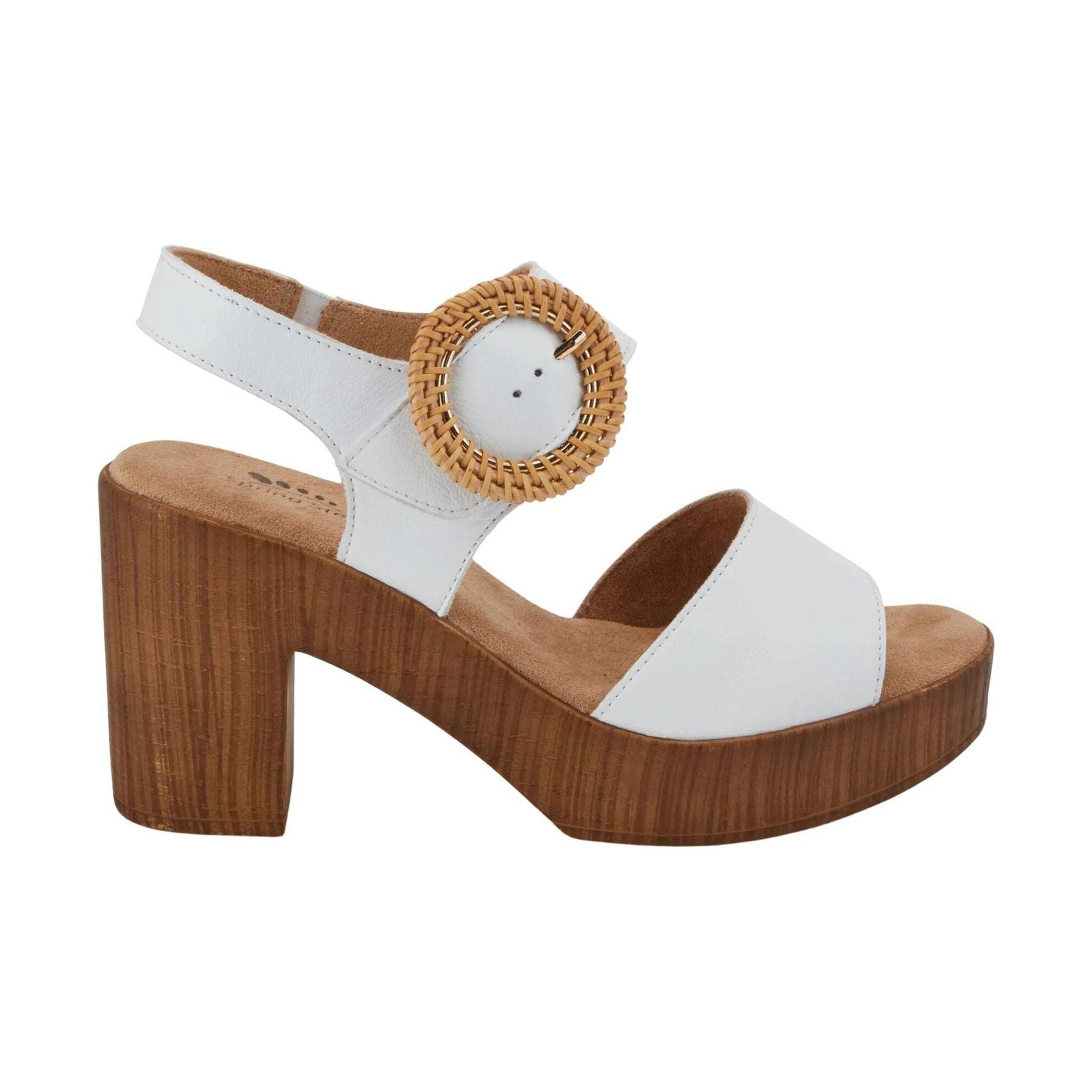 Spring Step Women's Gamona Sandals - White by Lenny's Shoe & Apparel