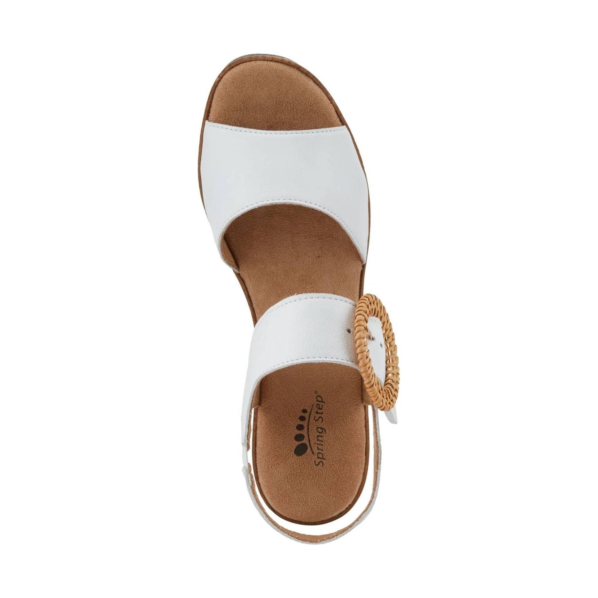 Spring Step Women's Gamona Sandals - White by Lenny's Shoe & Apparel