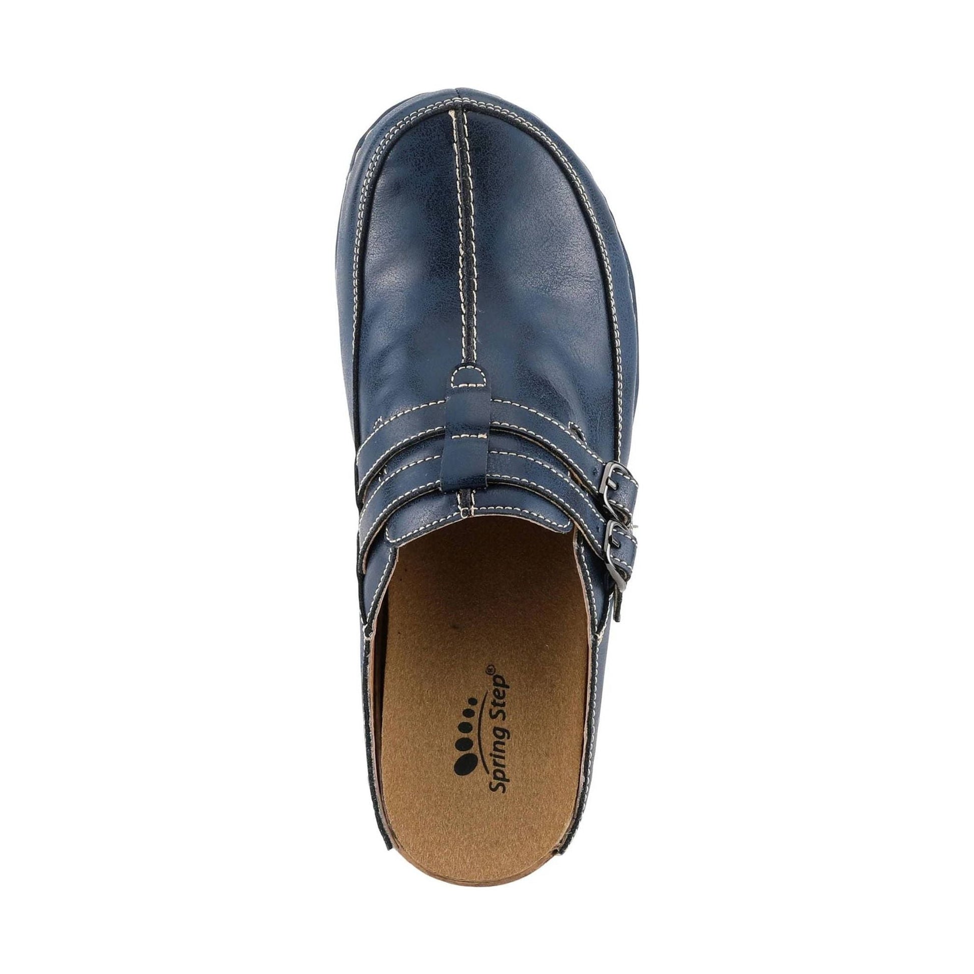 Spring Step Women's Happy Clogs - Navy by Lenny's Shoe & Apparel