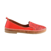 Spring Step Women's Ingrid Slip On Loafer - Red by Lenny's Shoe & Apparel