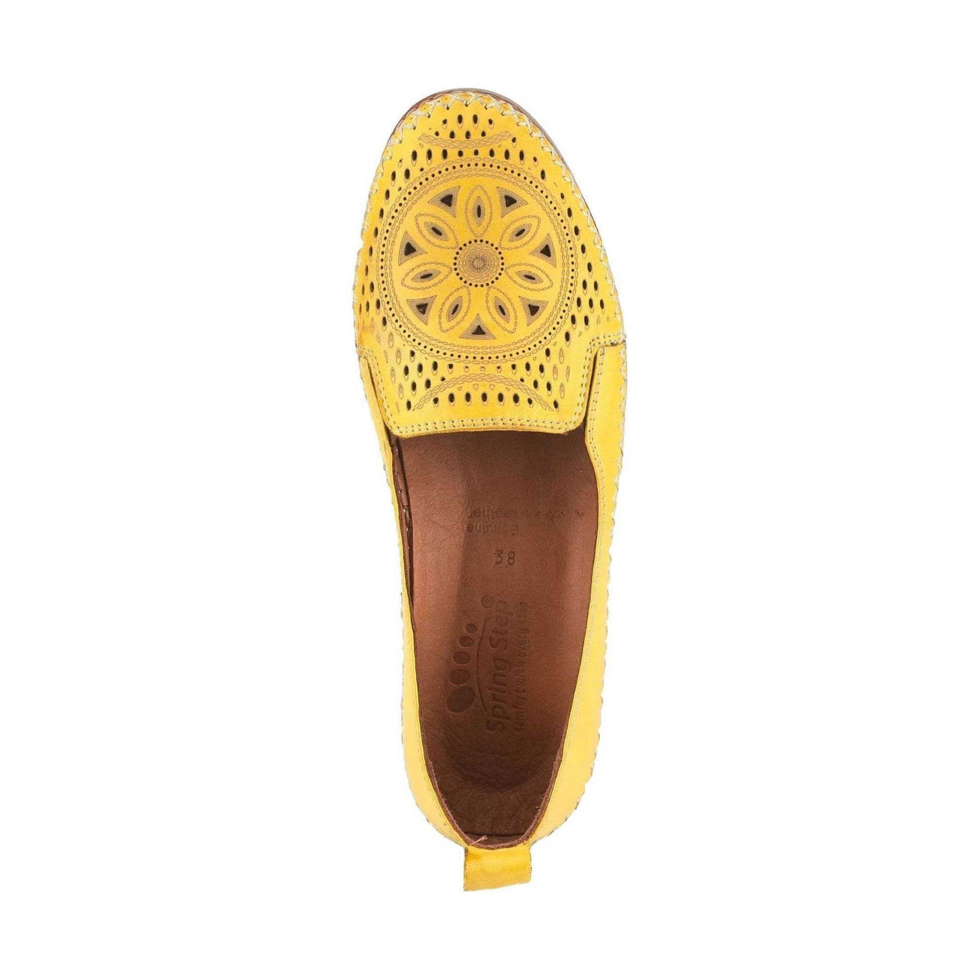 Spring Step Women's Ingrid Slip On Loafer - Yellow by Lenny's Shoe & Apparel