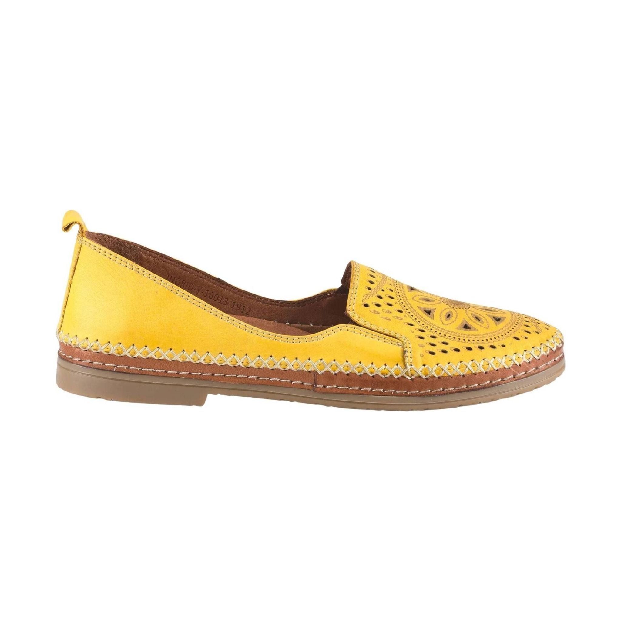 Spring Step Women's Ingrid Slip On Loafer - Yellow by Lenny's Shoe & Apparel