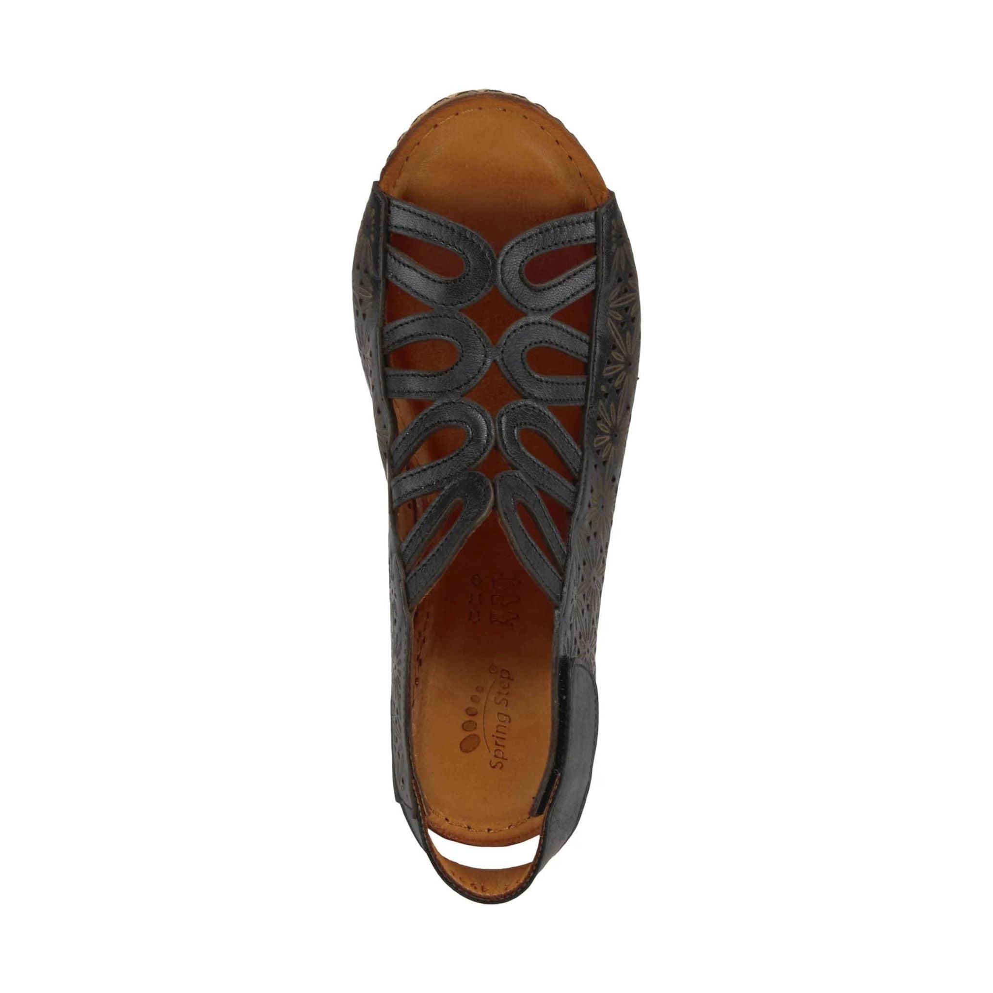 Spring Step Women's Inocencia Sandals - Black by Lenny's Shoe & Apparel