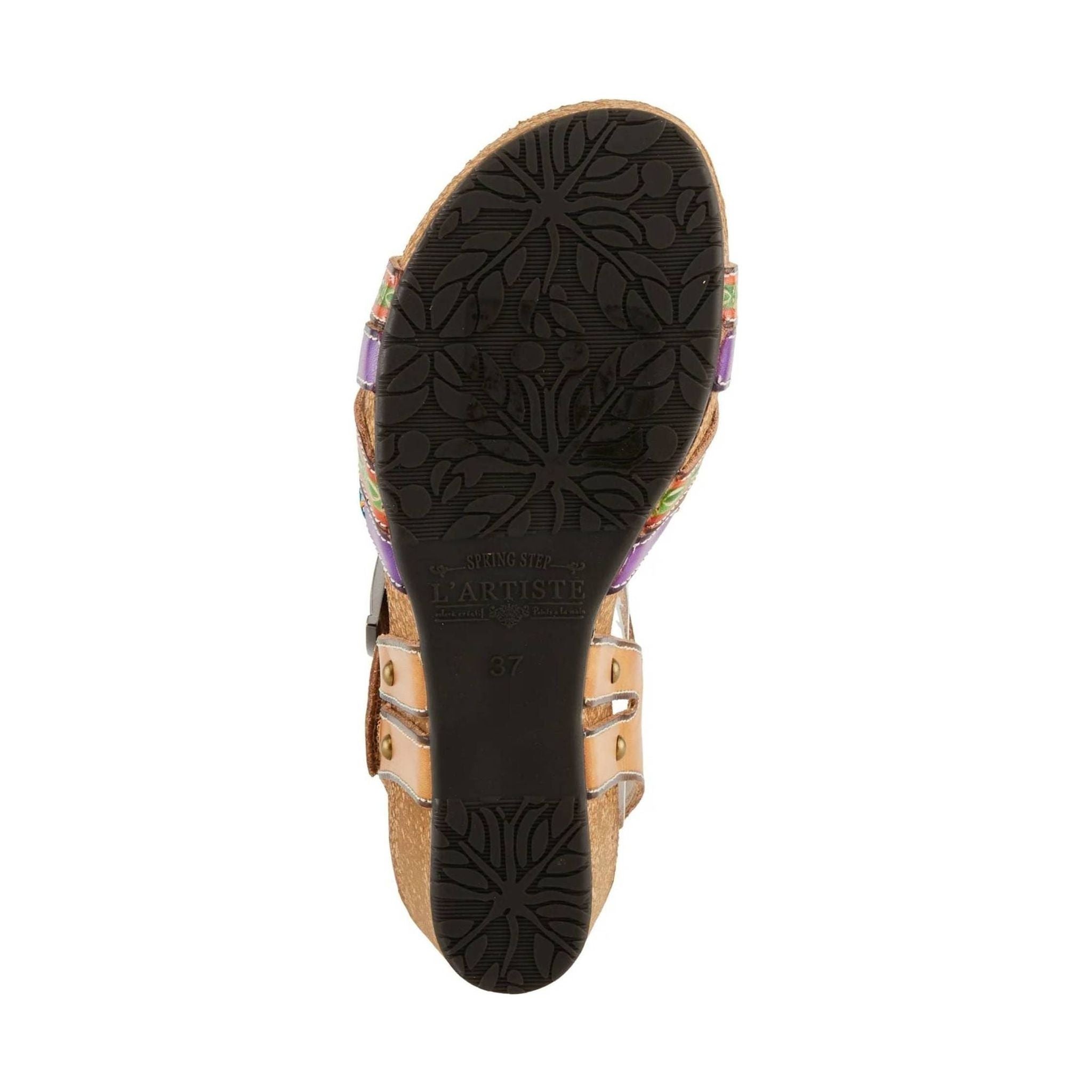 Spring Step Women's L'Artiste Bosquet Sandals - Tan Multi by Lenny's Shoe & Apparel