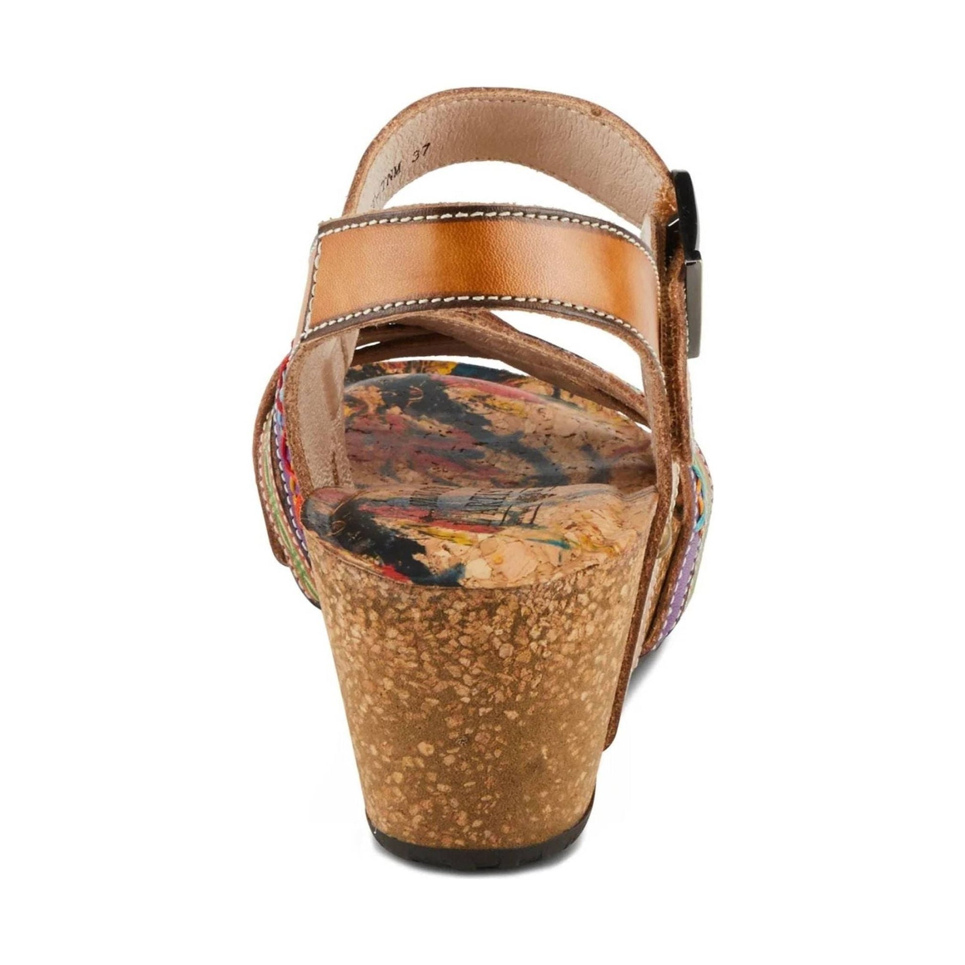 Spring Step Women's L'Artiste Bosquet Sandals - Tan Multi by Lenny's Shoe & Apparel