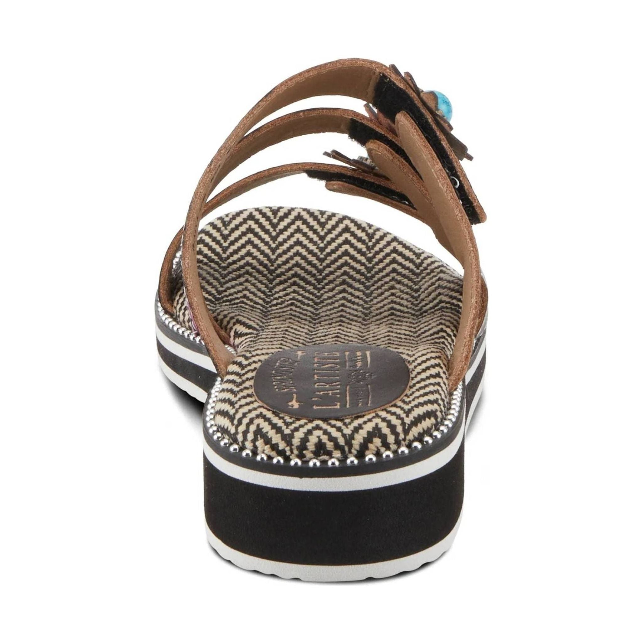 Spring Step Women's L'artiste Maryse Sandals - Black Multi by Lenny's Shoe & Apparel