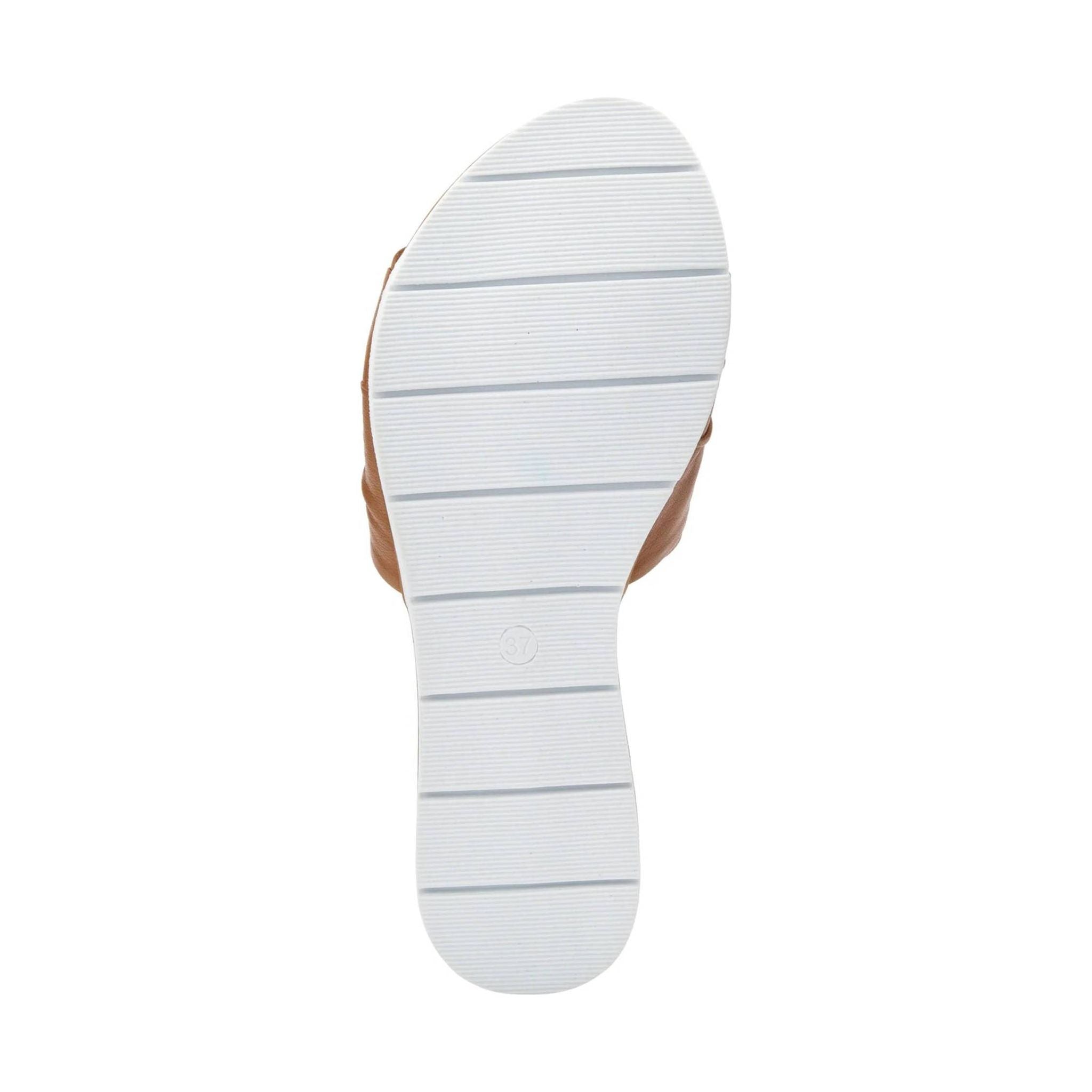 Spring Step Women's Lavona Slide Sandals - Camel by Lenny's Shoe & Apparel