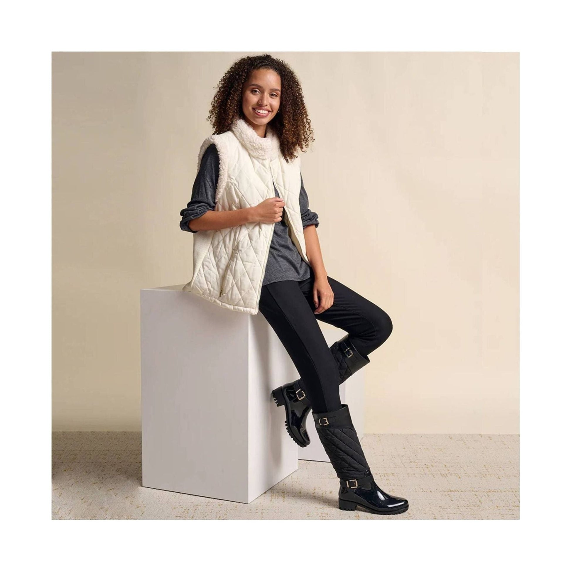 Spring Step Women's Lenina Rain Boots - Black by Lenny's Shoe & Apparel