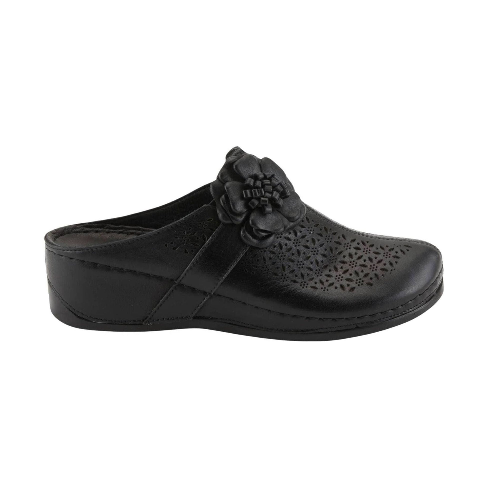 Spring Step Women's Lilybean Clog - Black by Lenny's Shoe & Apparel
