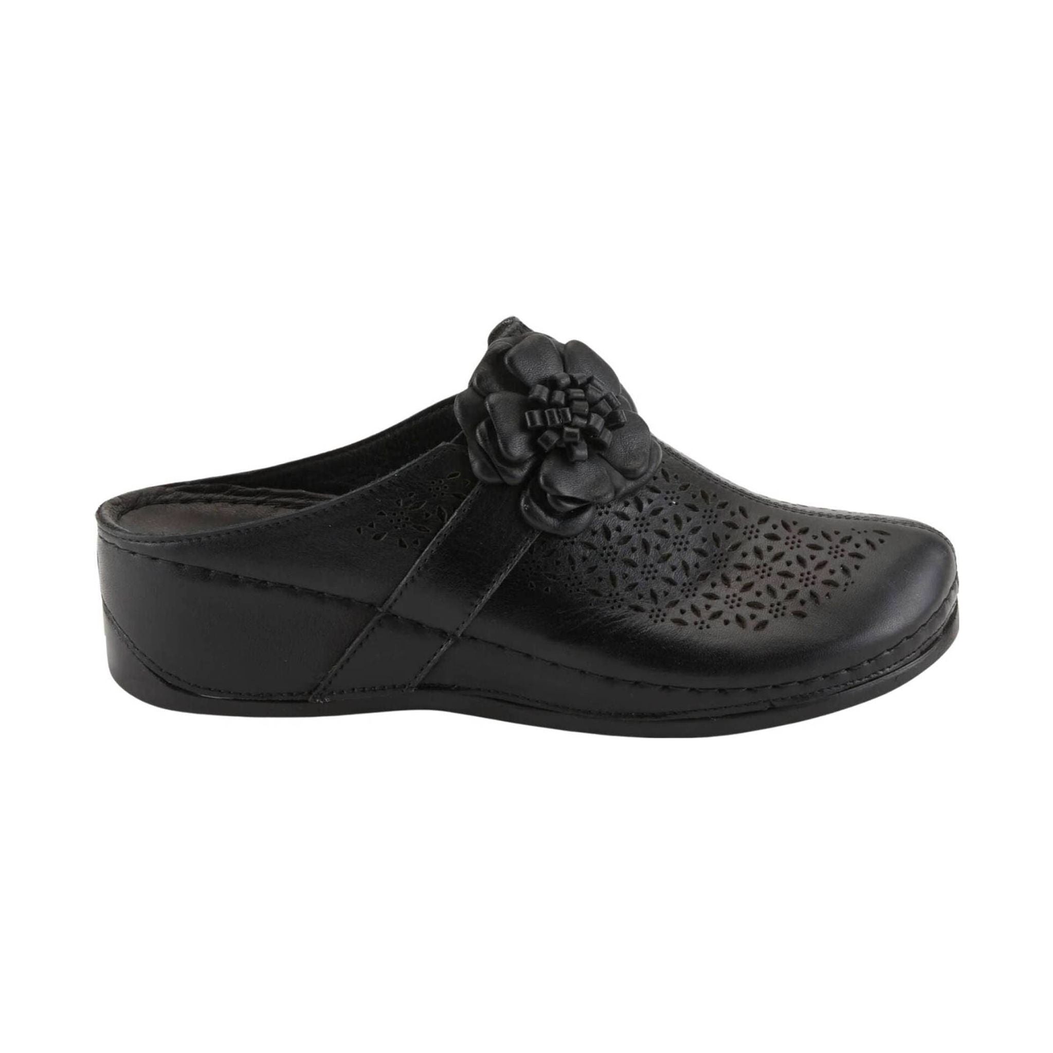 Spring Step Women's Lilybean Clog - Black by Lenny's Shoe & Apparel