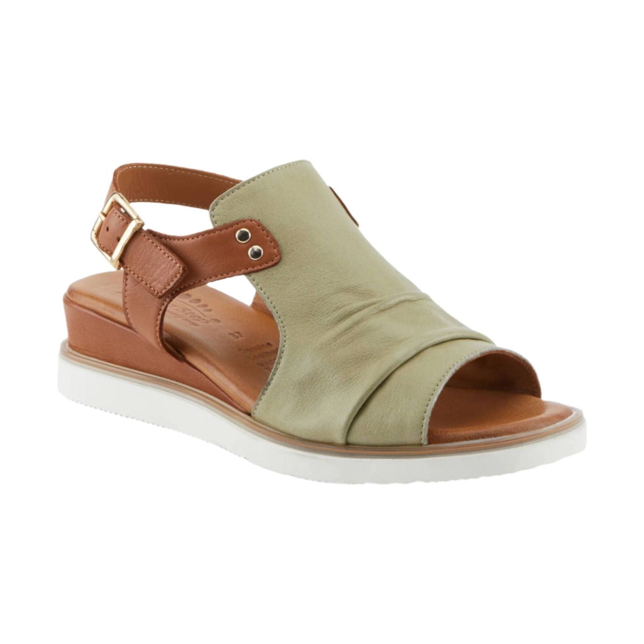 Spring Step Women's Locals Sandals - Olive Multi by Lenny's Shoe & Apparel