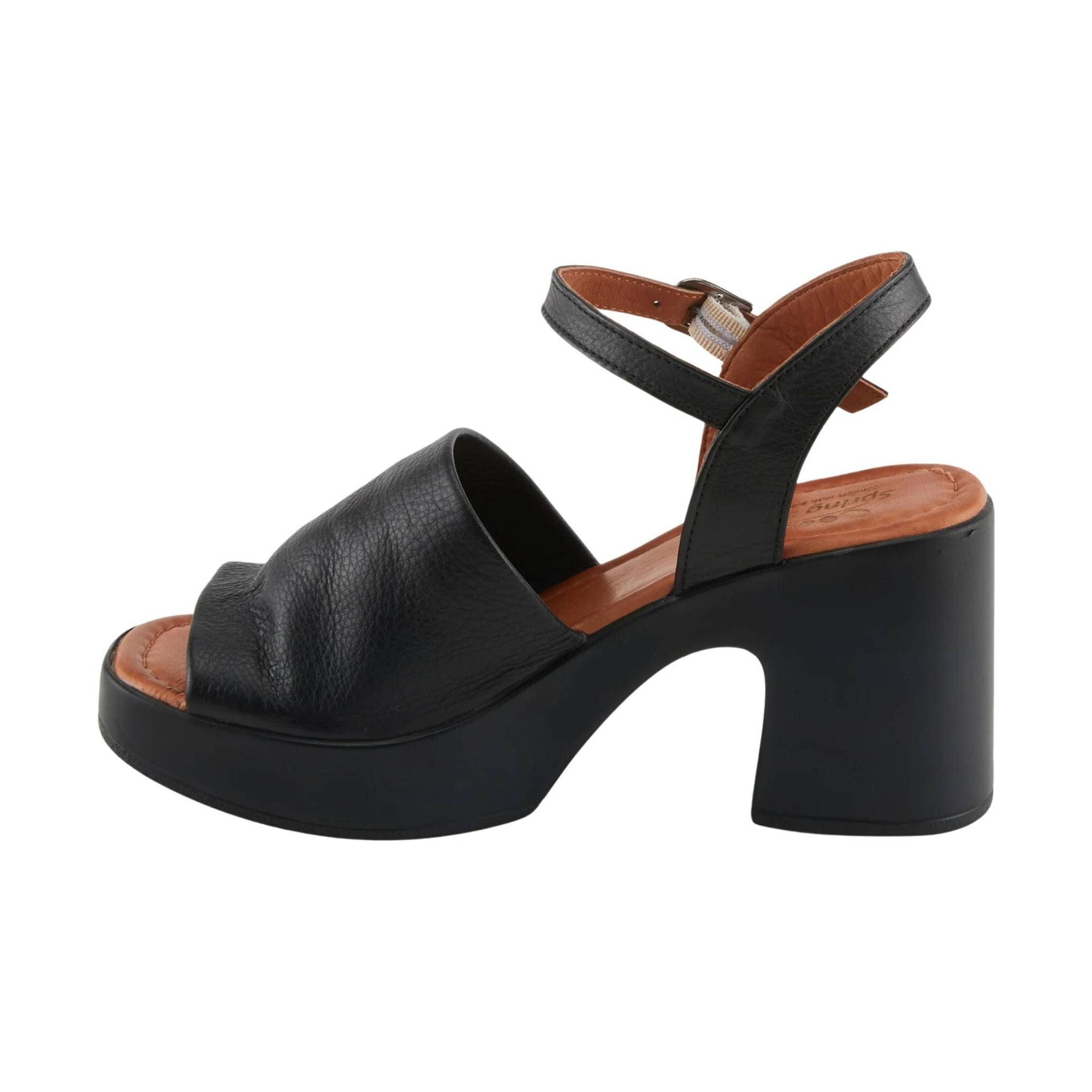 Spring Step Women's Newlondon Sandals - Black by Lenny's Shoe & Apparel