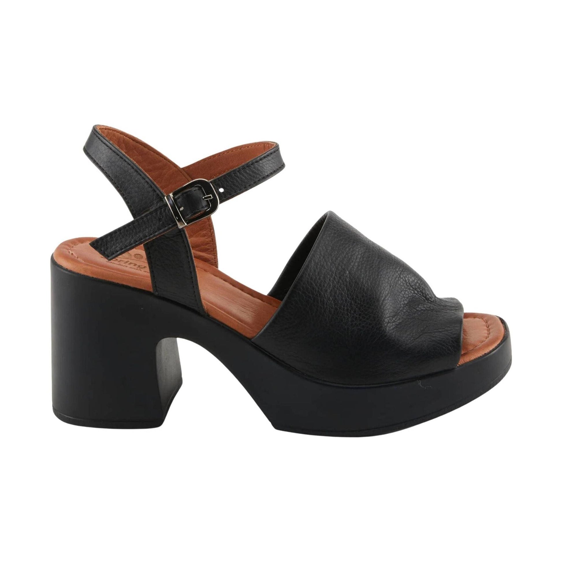 Spring Step Women's Newlondon Sandals - Black by Lenny's Shoe & Apparel