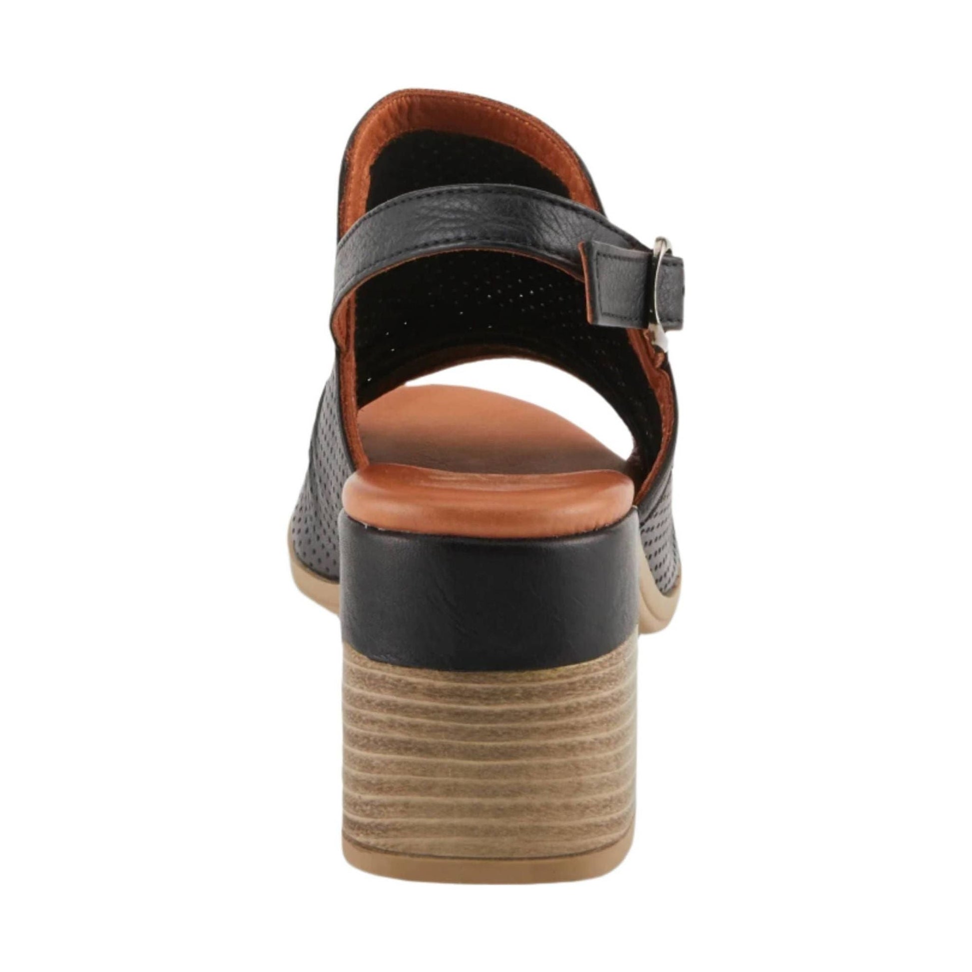 Spring Step Women's Noctium Sandals - Black by Lenny's Shoe & Apparel
