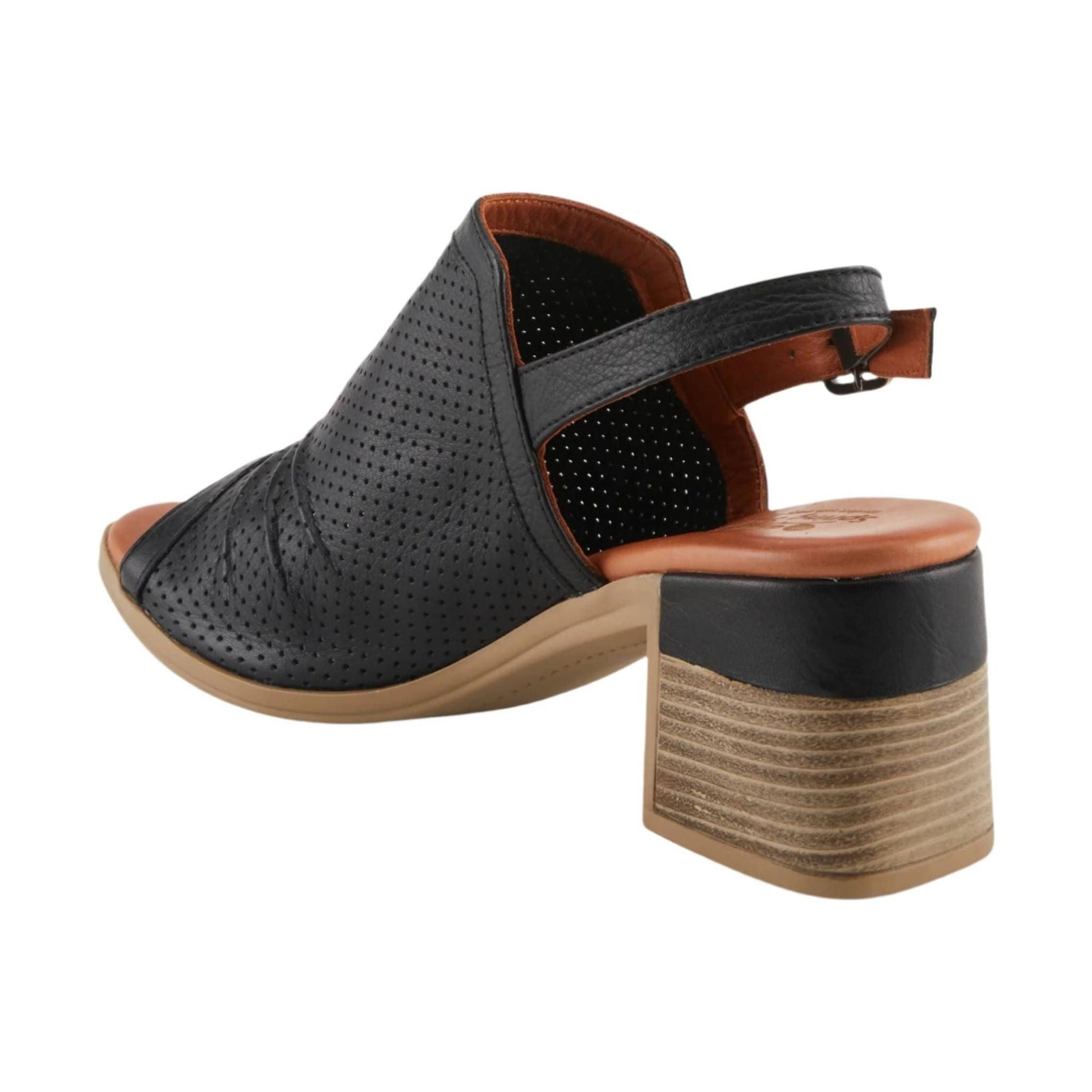 Spring Step Women's Noctium Sandals - Black by Lenny's Shoe & Apparel