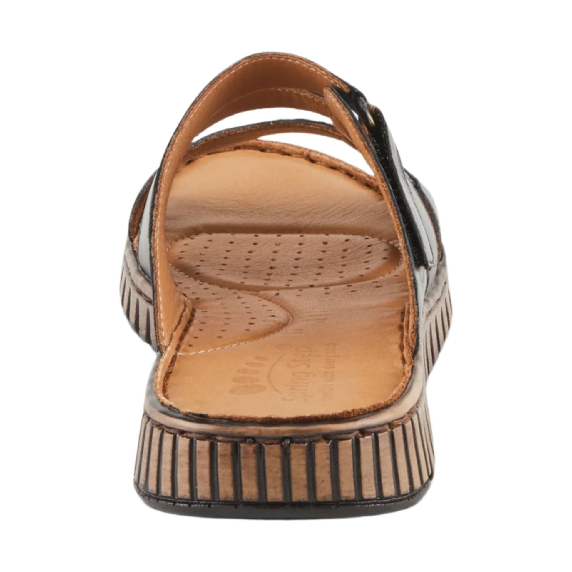 Spring Step Women's Olly Sandals - Black by Lenny's Shoe & Apparel