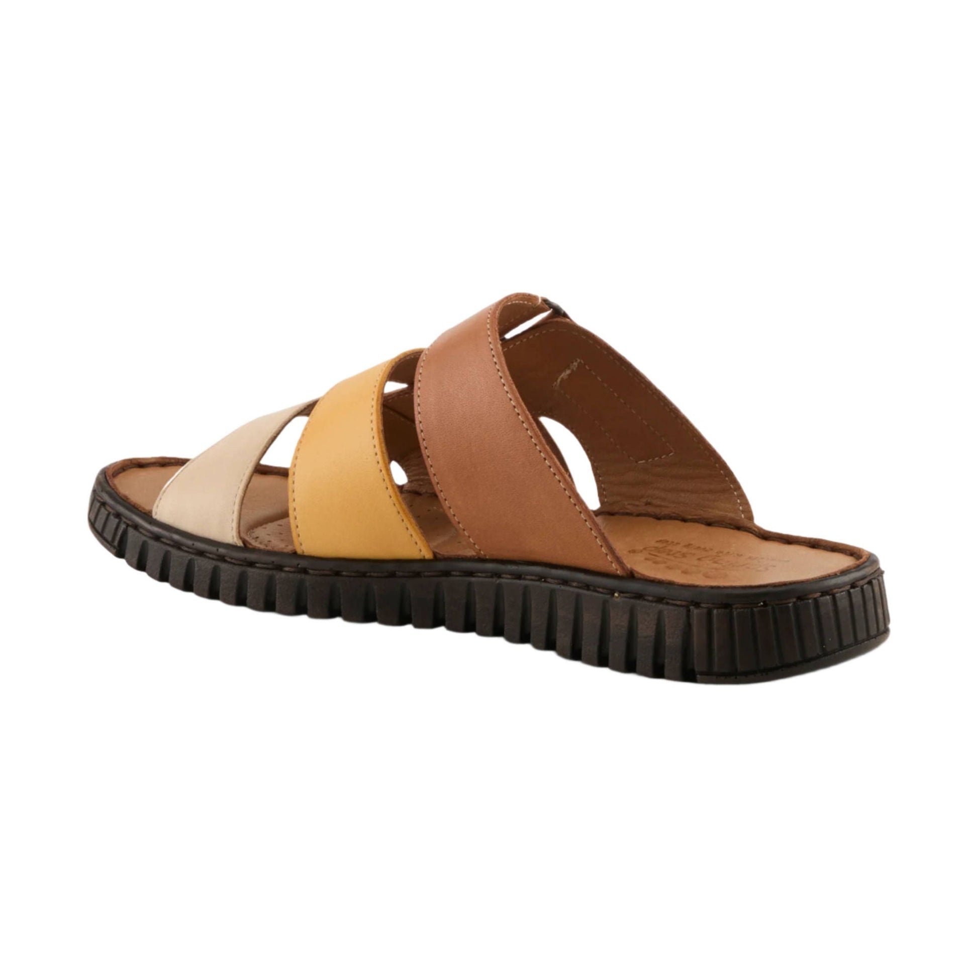 Spring Step Women's Olly Sandals - Camel Multi by Lenny's Shoe & Apparel