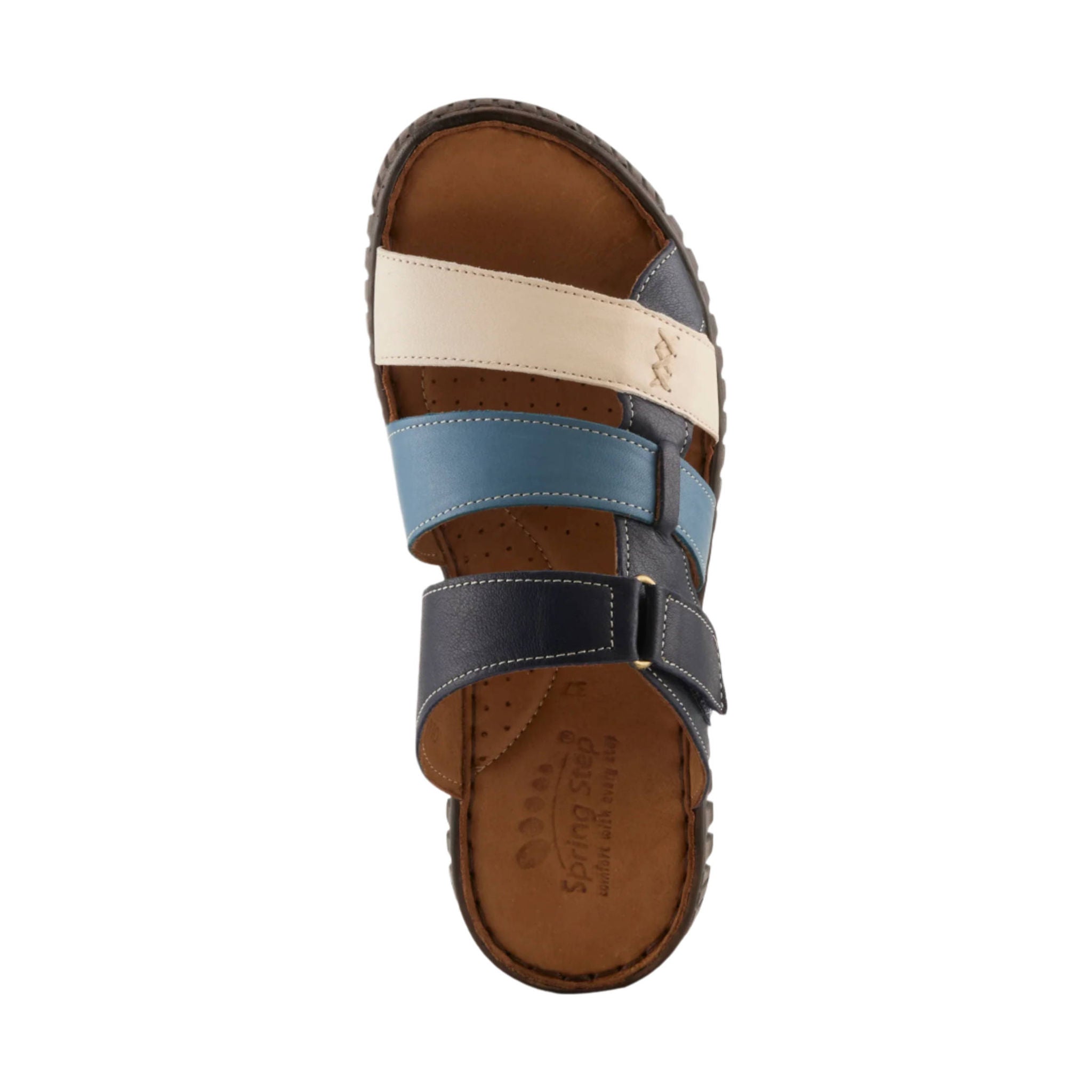 Spring Step Women's Olly Sandals - Denim Multi by Lenny's Shoe & Apparel