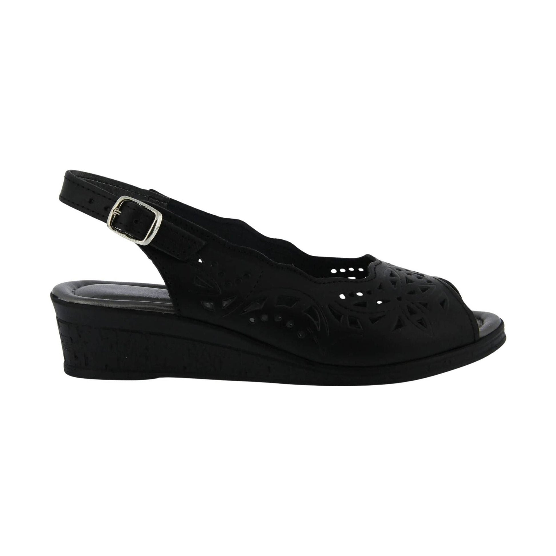Spring Step Women's Orella Sandals - Black by Lenny's Shoe & Apparel