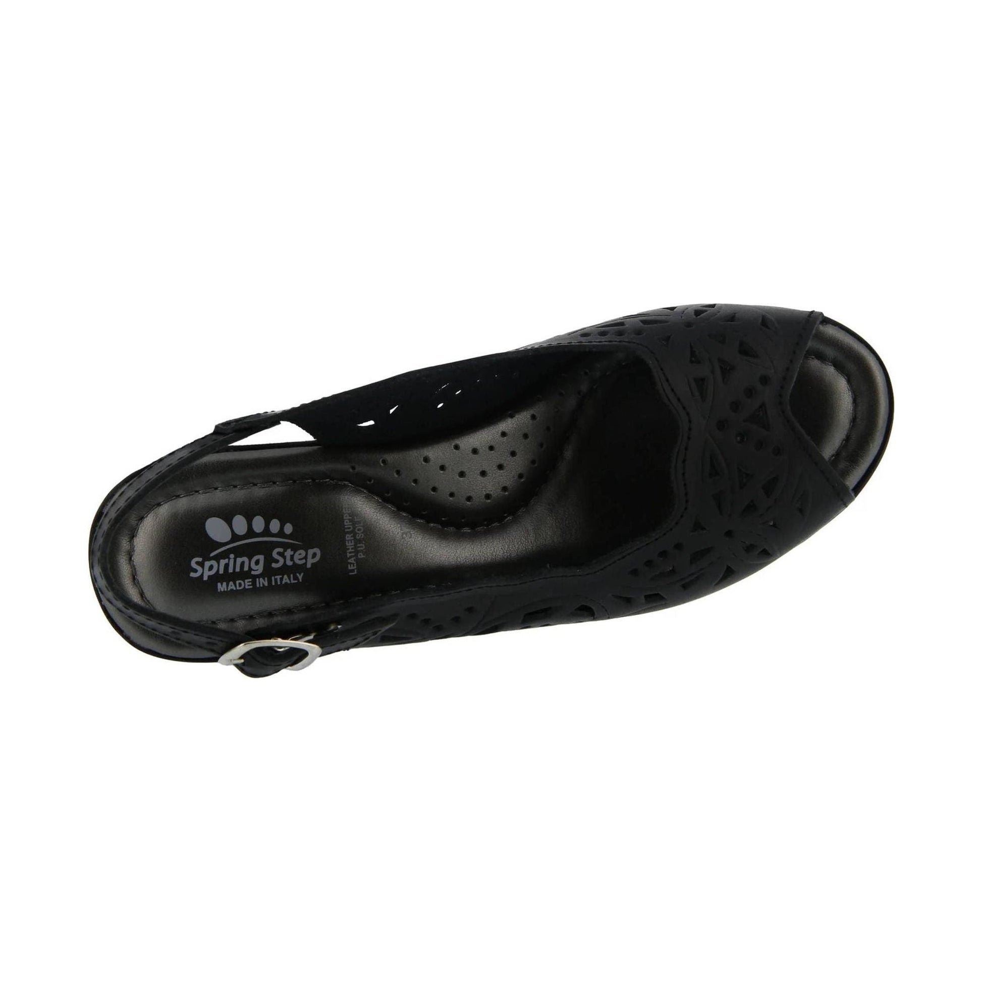 Spring Step Women's Orella Sandals - Black by Lenny's Shoe & Apparel