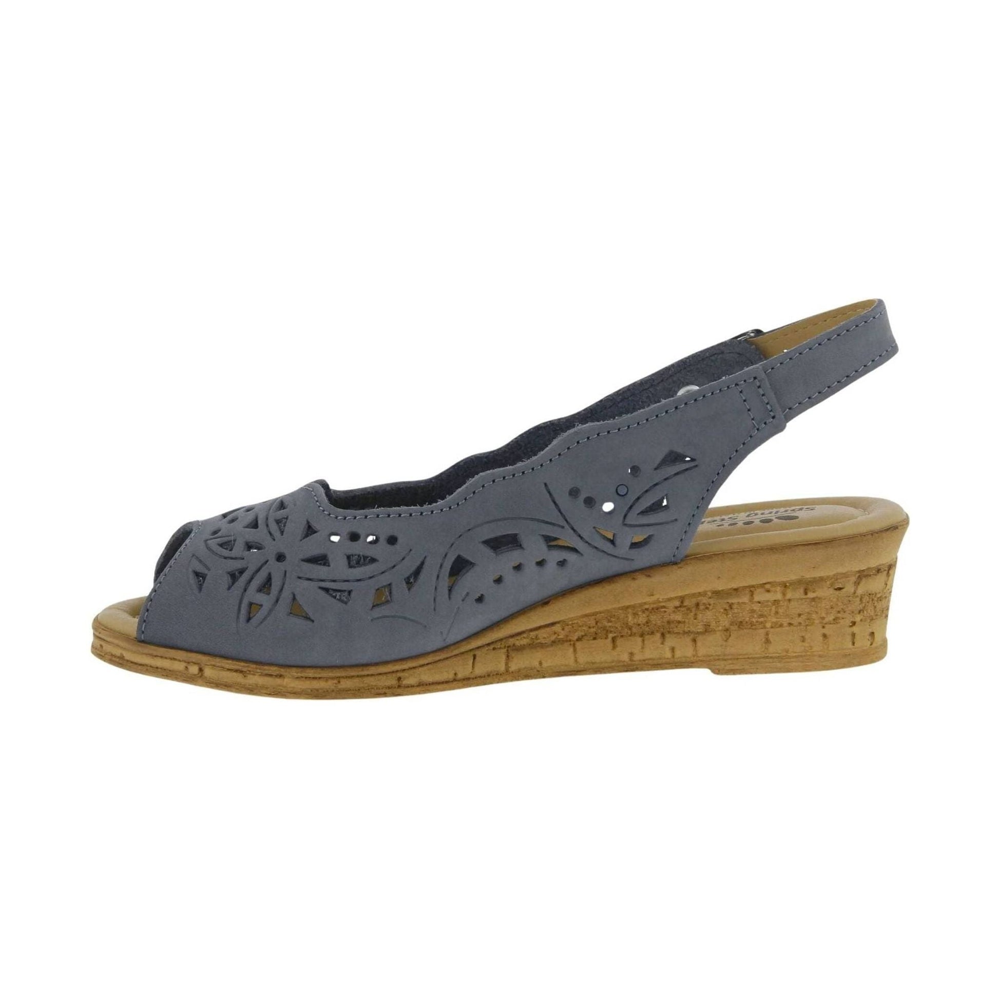 Spring Step Women's Orella Sandals - Blue by Lenny's Shoe & Apparel