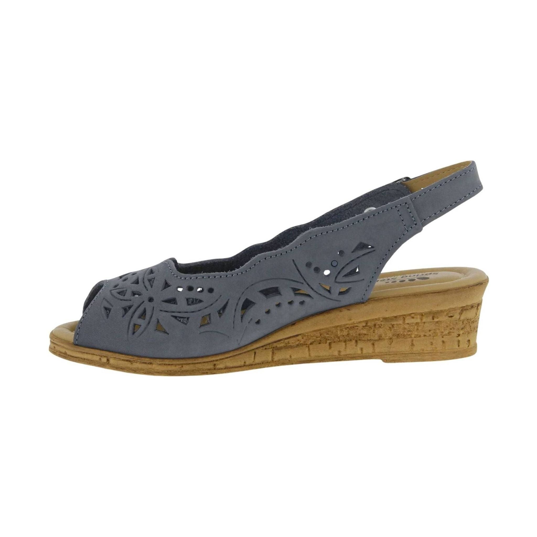 Spring Step Women's Orella Sandals - Blue by Lenny's Shoe & Apparel