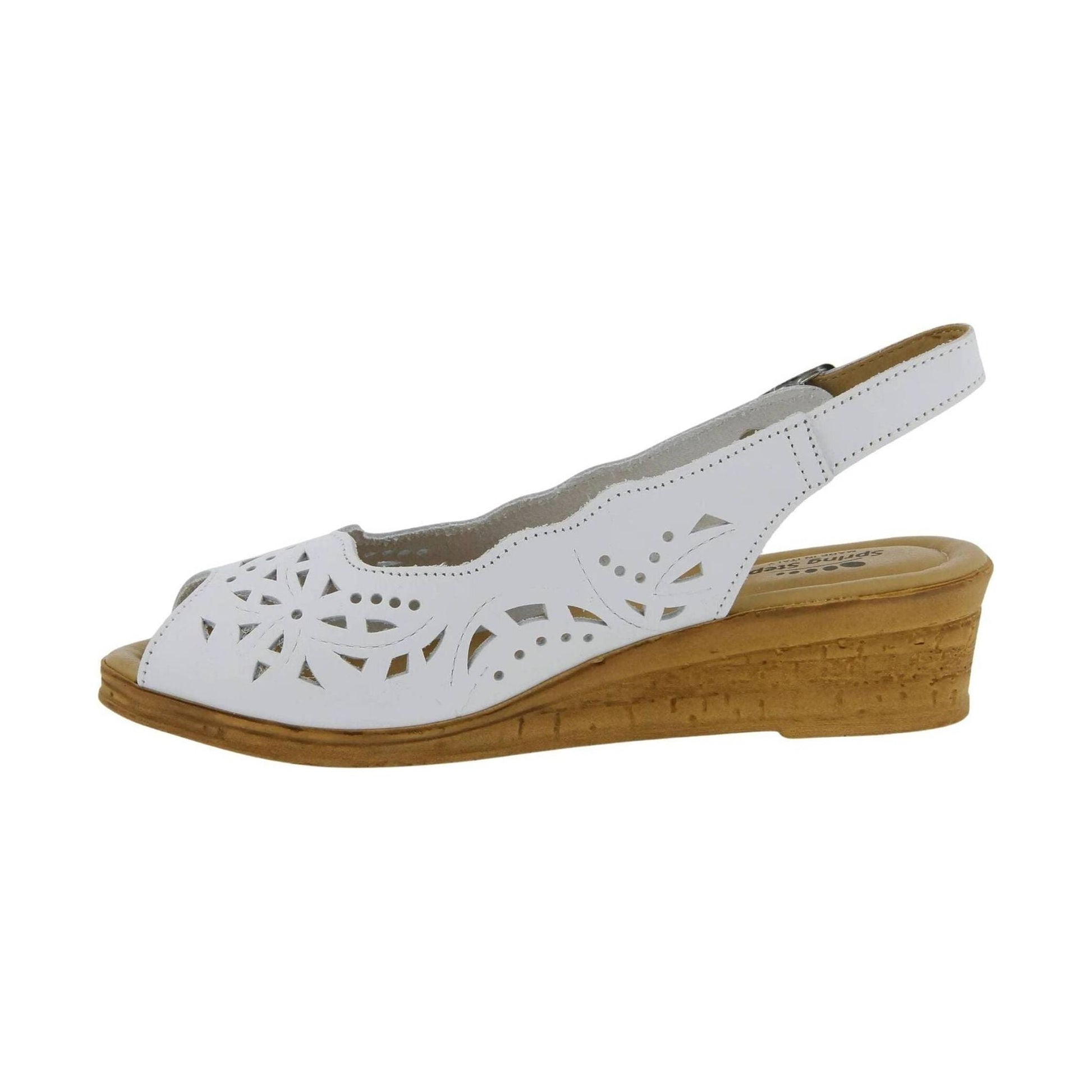 Spring Step Women's Orella Sandals - White by Lenny's Shoe & Apparel