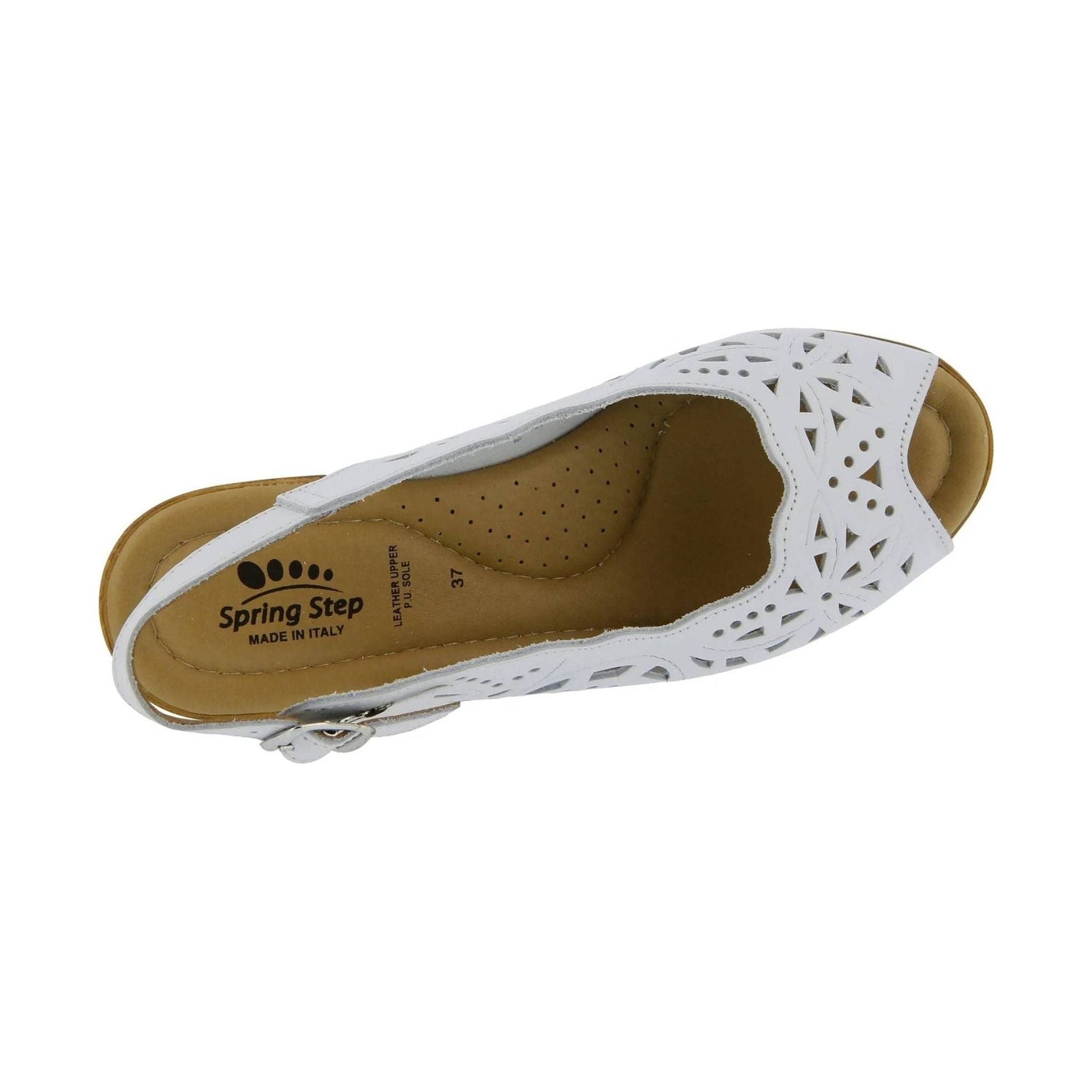 Spring Step Women's Orella Sandals - White by Lenny's Shoe & Apparel