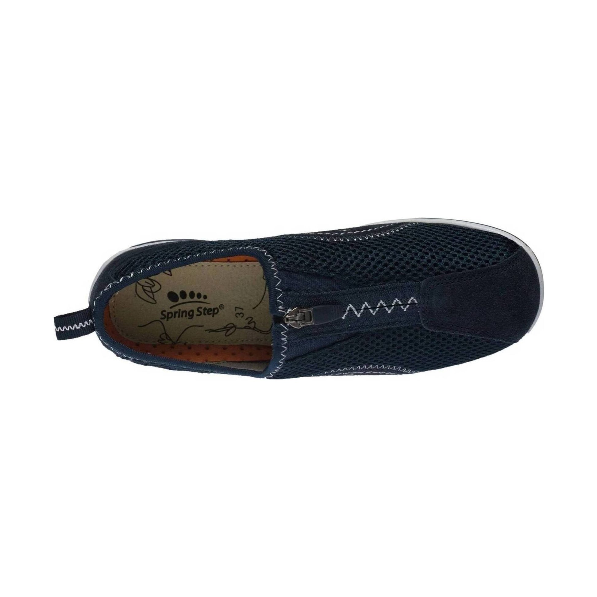 Spring Step Women's Racer Shoes - Navy by Lenny's Shoe & Apparel